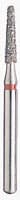 BluWhite Diamond™ Bur FG #725F, Fine Grit, Round End Taper, Red Ring, 1.4 mm Diameter, 6.2 mm Length, 5/Pkg - BluWhite Diamond™ Burs – FG, Fine, Red, Cone, Taper Round End, 5/Pkg - # 725F, 1.4 mm Diameter, 6.2 mm Length - Image 1