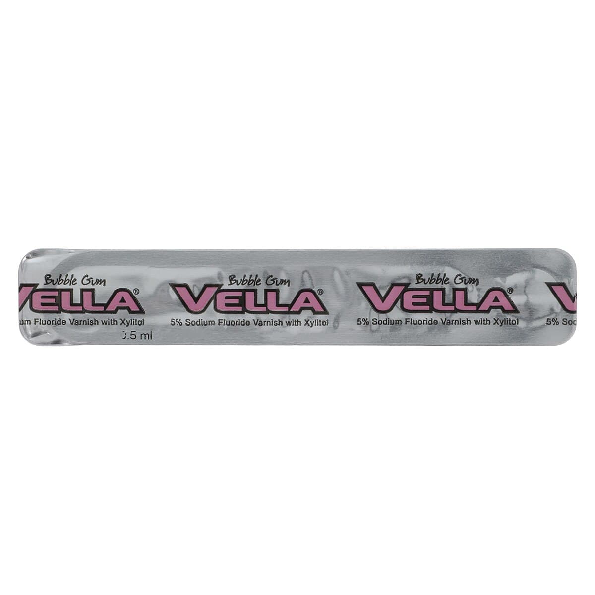Vella 5% Sodium Fluoride Varnish, Bubble Gum, Clear, Xylitol, Unit Dose 0.5 mL, 35/Box thumbnail 2