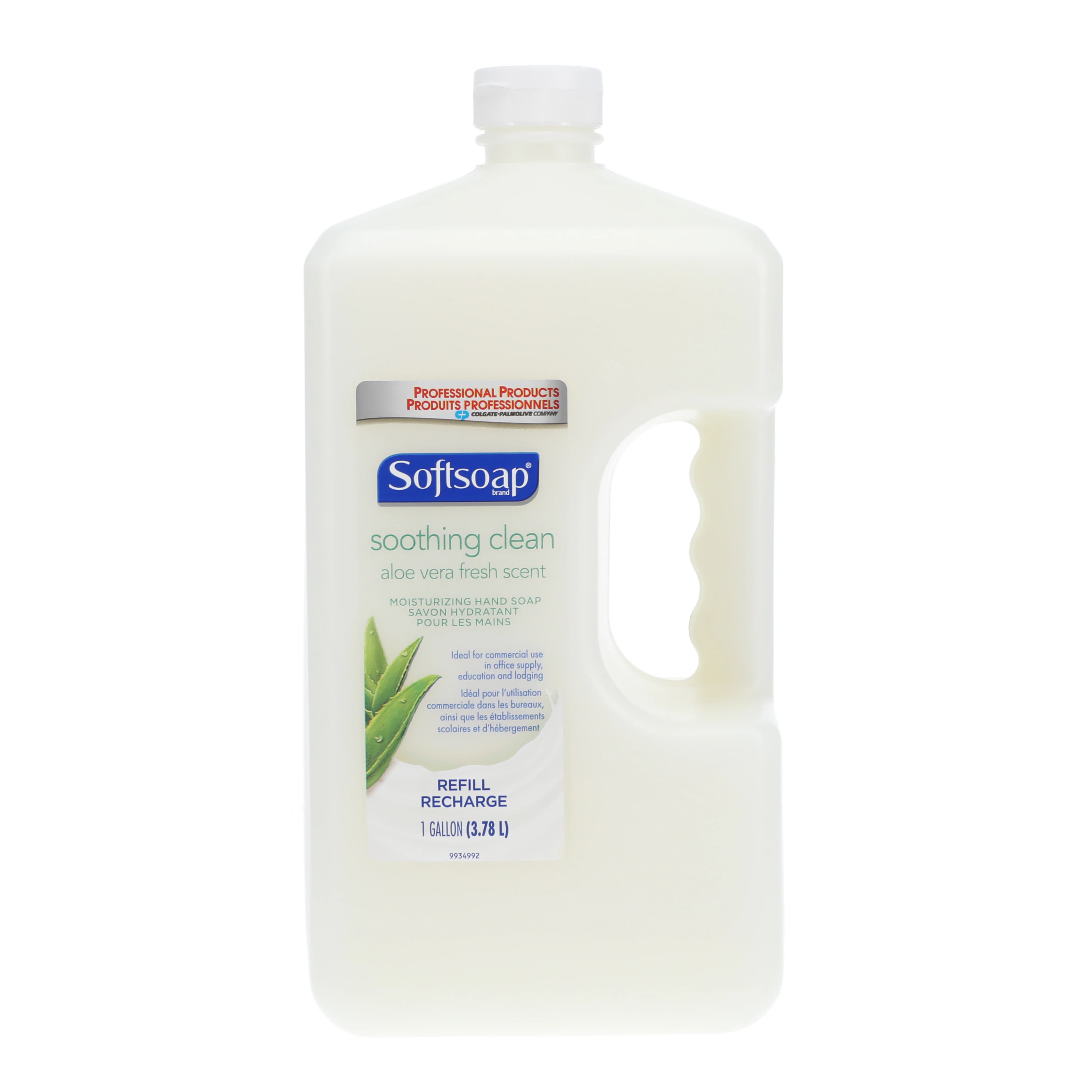 Softsoap Aloe Vera Liquid Hand Soap Refill, 1 Gallon (128 fl oz) Bottle - Soft Soap Gallon Refill - Image 1
