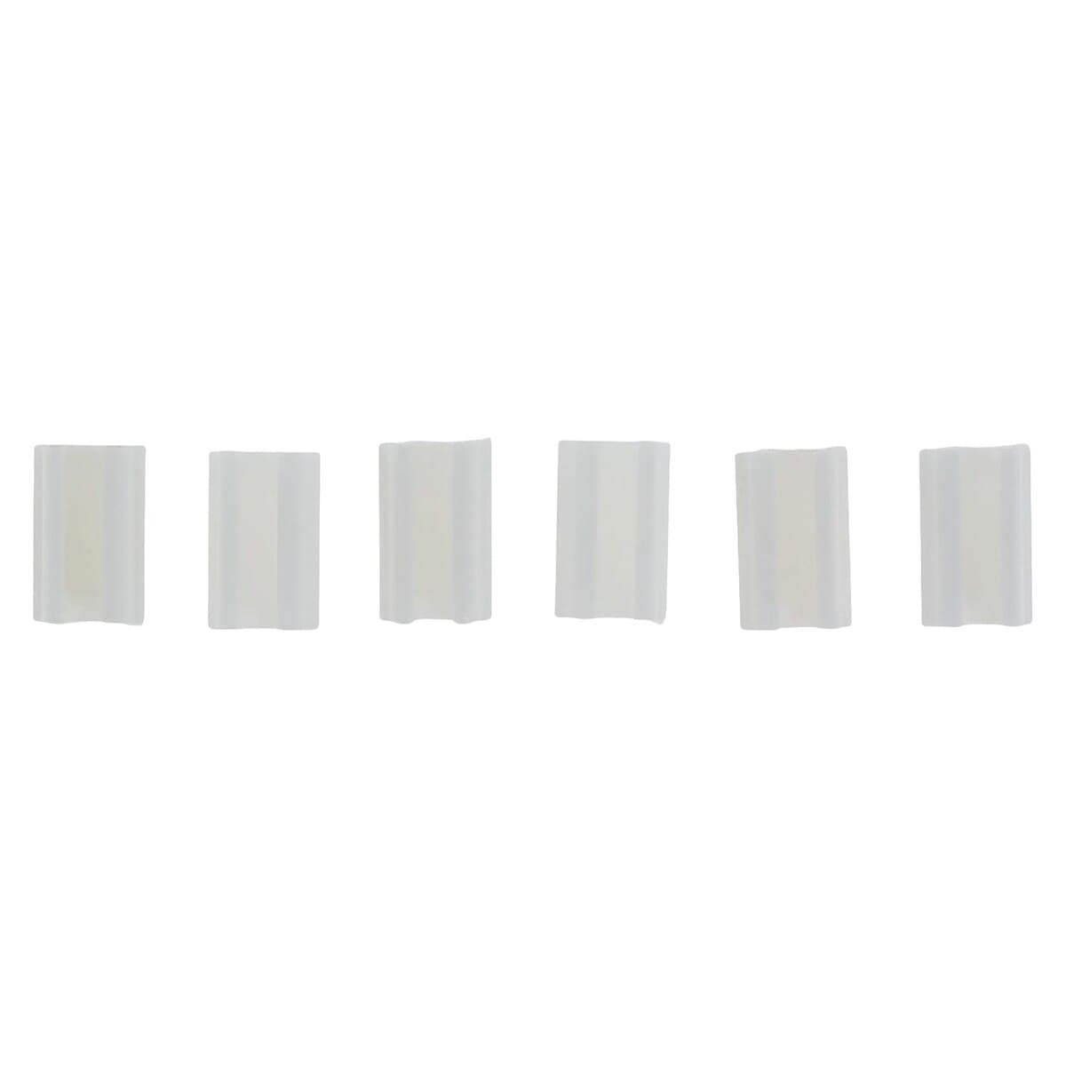 Ceka Preci-Horix Plastic Clips, White, 6/Package thumbnail 2