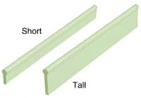 Hader Plastic Bar Pattern, 6/Package - Hader Plastic Bar Pattern - Image 1