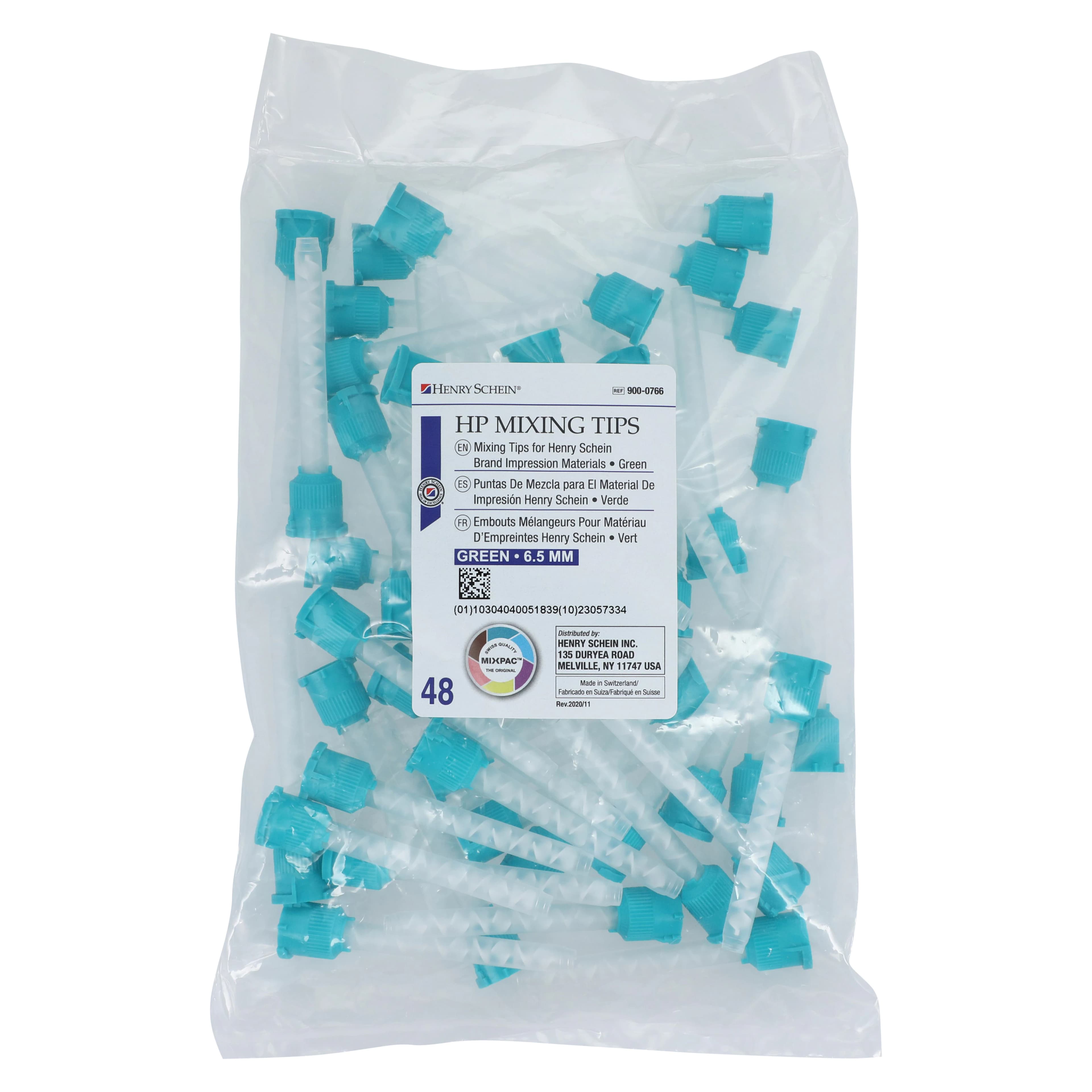 HP Mixing Tips Large Green, 6.5 mm, 48/Bag thumbnail 2