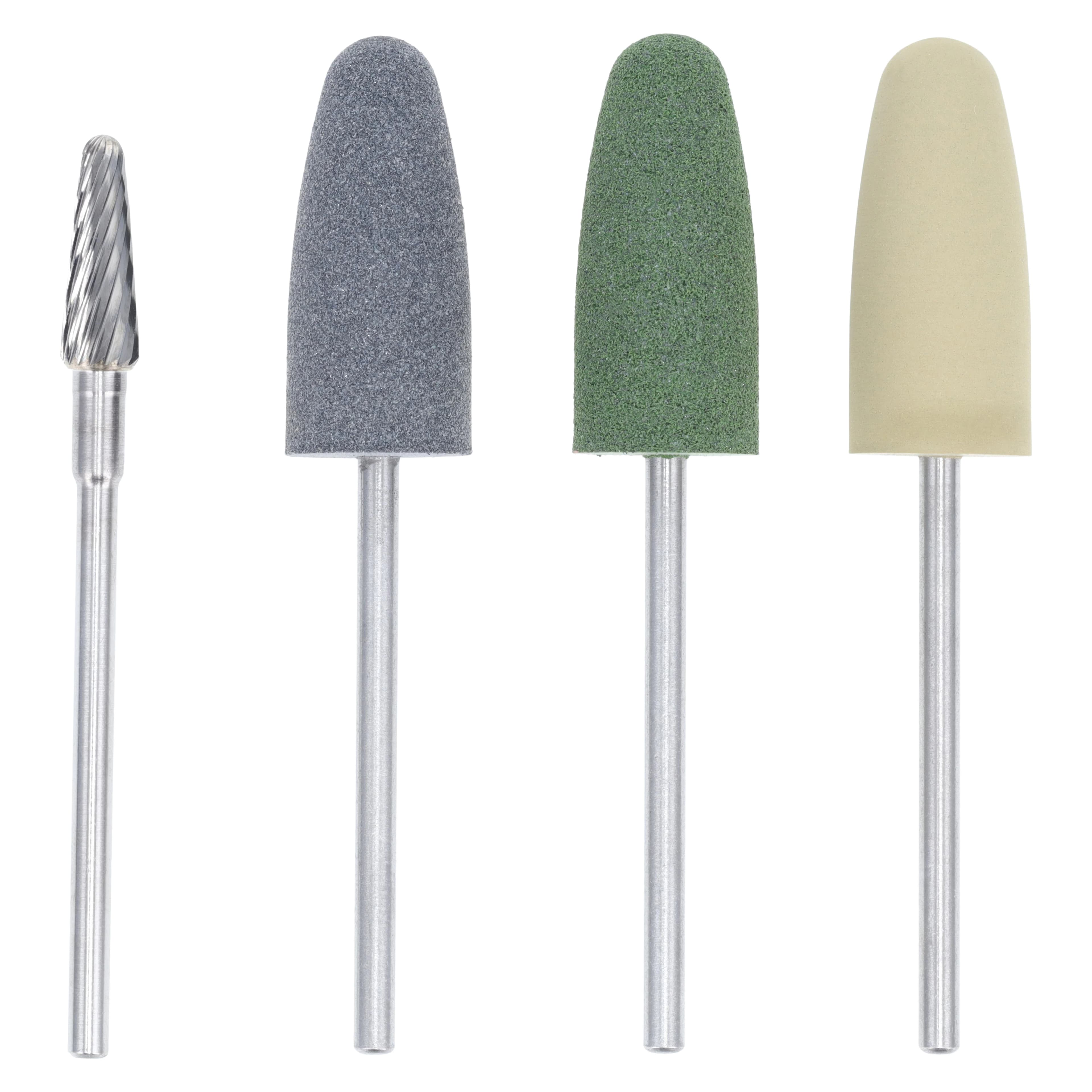 Henry Schein Denture Adjustment Polishing Kit, Includes Green/Gray/Beige HP Polishers, 1/Ea - Denture Adjustment Polishing Kit - Image 1