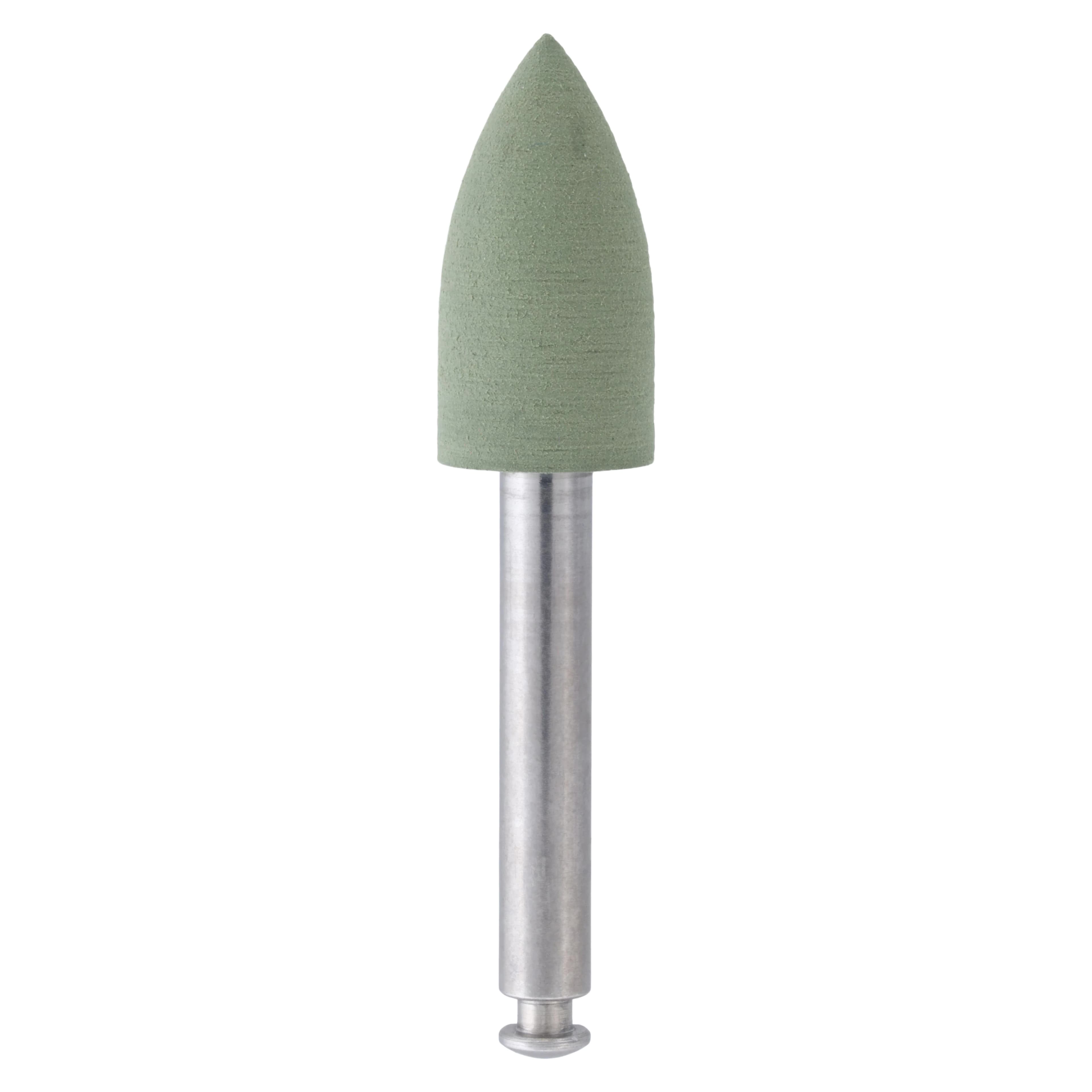 HSI Amalgam Polisher Right Angle High Polishing Refill, Green, 12/Box, 0653 - Amalgam Polishers - Image 1