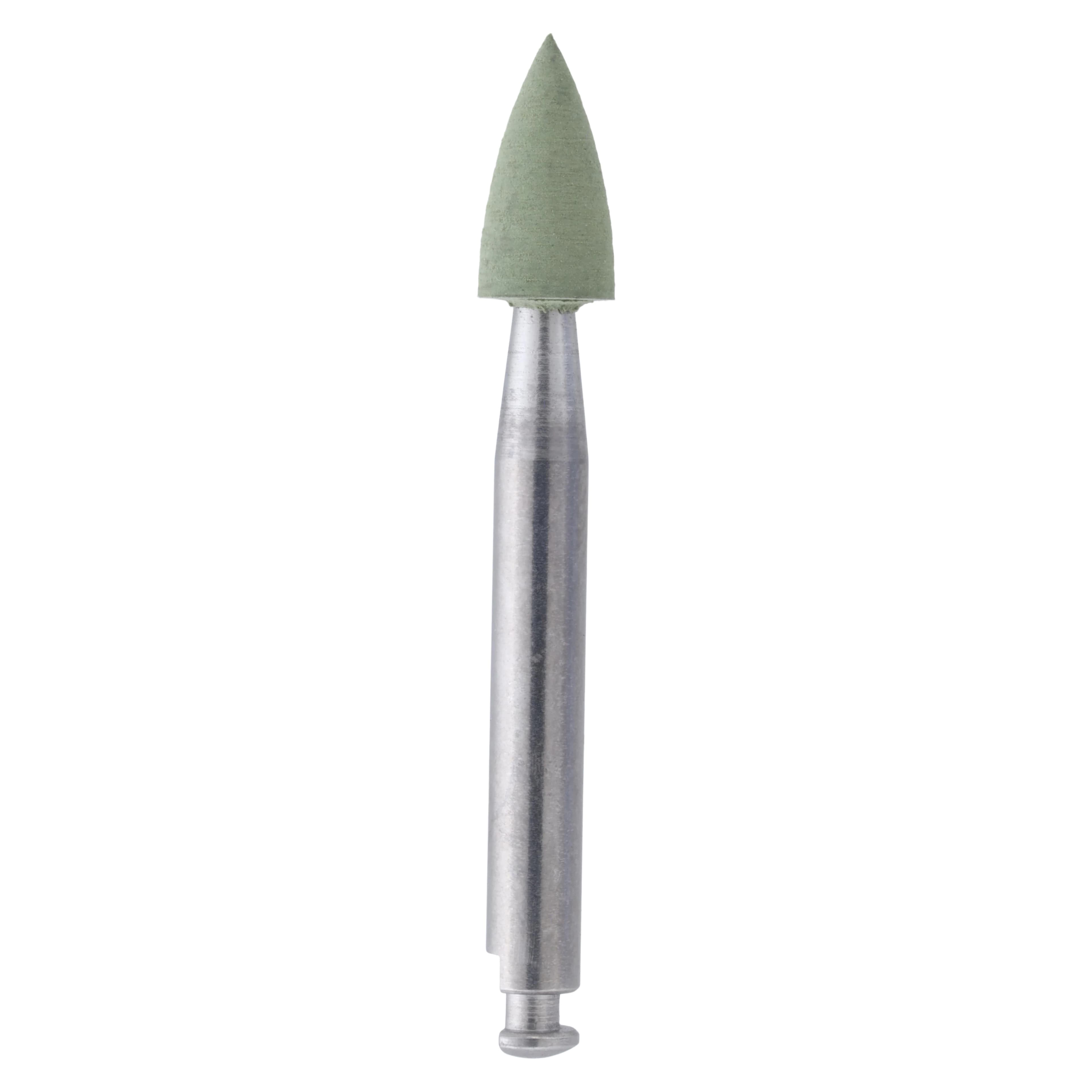 Henry Schein Amalgam Polisher Right Angle High Polishing Refill, Green, 12/Box, 0654 - Amalgam Polishers - Image 1