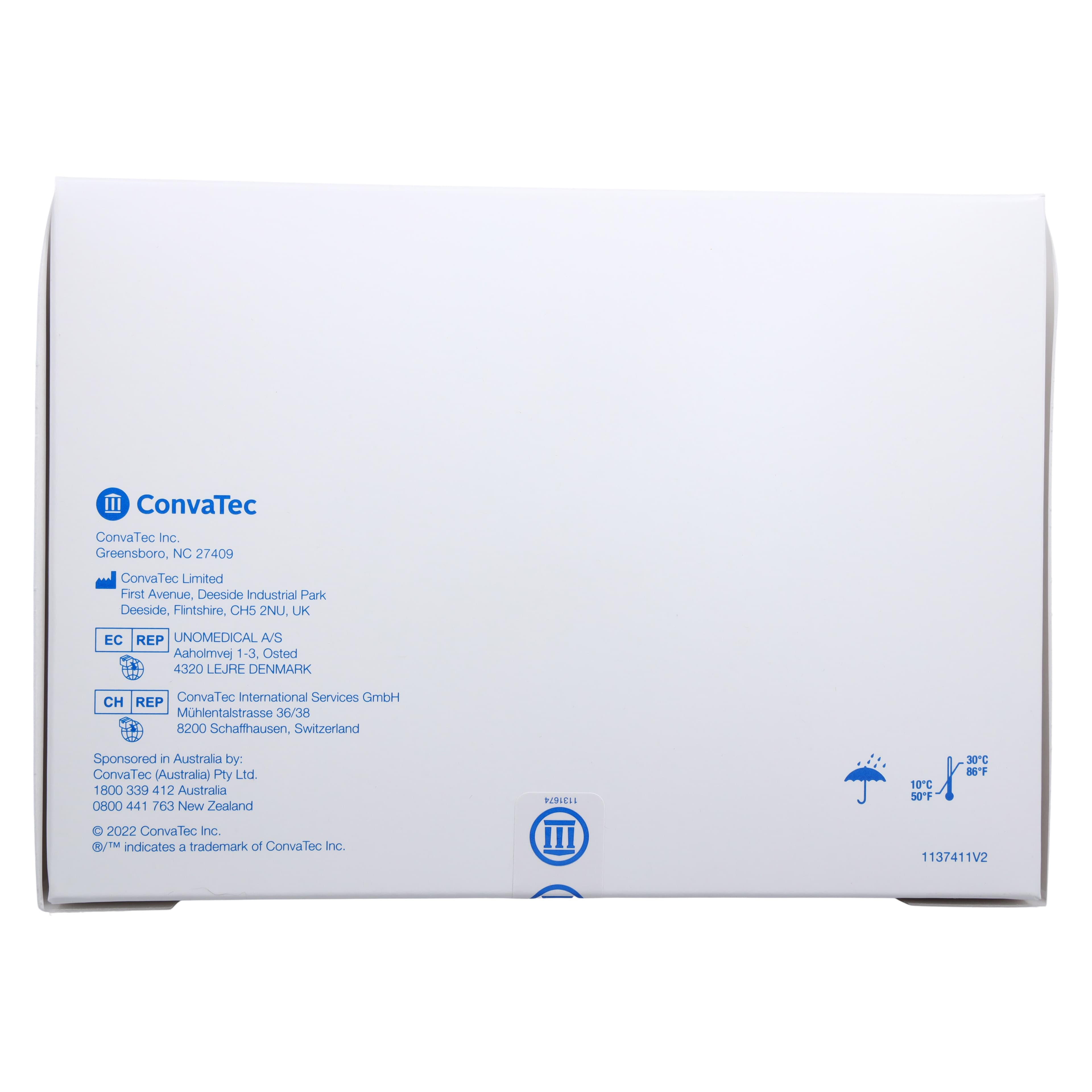 ConvaTec SUR-FIT Natura 2-Piece Drainable Ostomy Pouch, 1-3/4" Flange, 12" Length, Opaque, 10/Box thumbnail 4