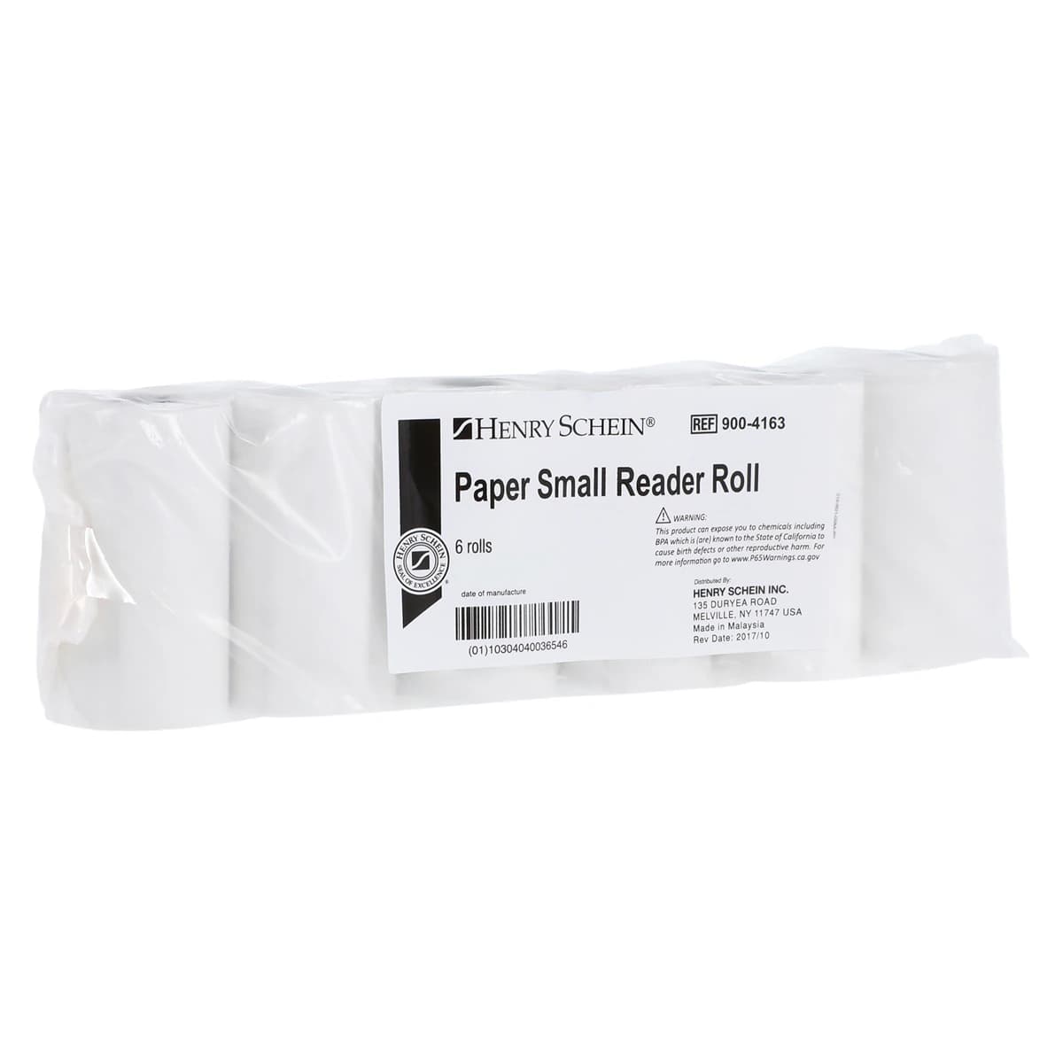 Urispec Reader Paper Roll, 57mm x 32ft, 6 Rolls/Package - Paper Small Reader 57mmx32ft - Image 1