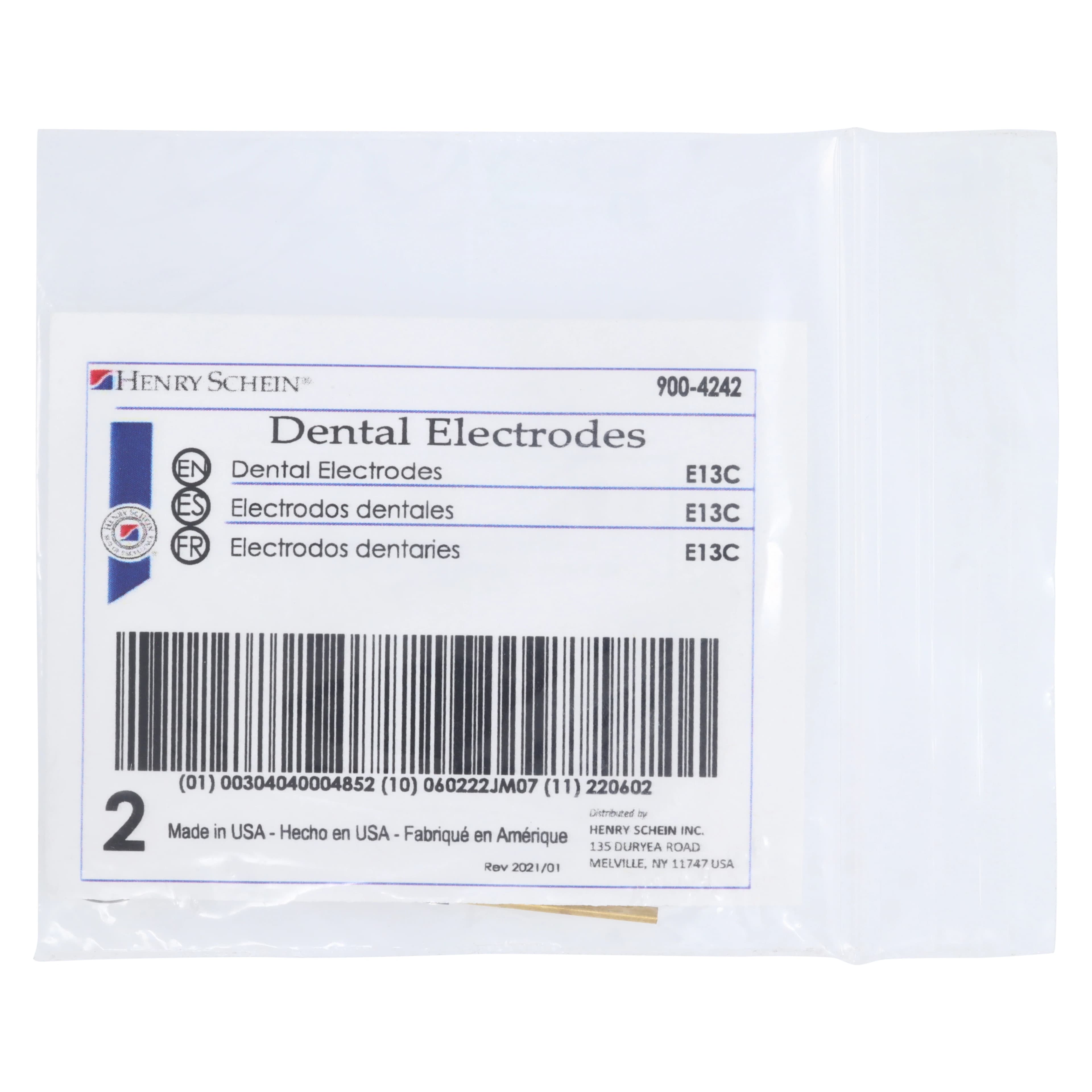 Macan Electrodes E13C, Round Loop, 10 mm, 2/Package thumbnail 3