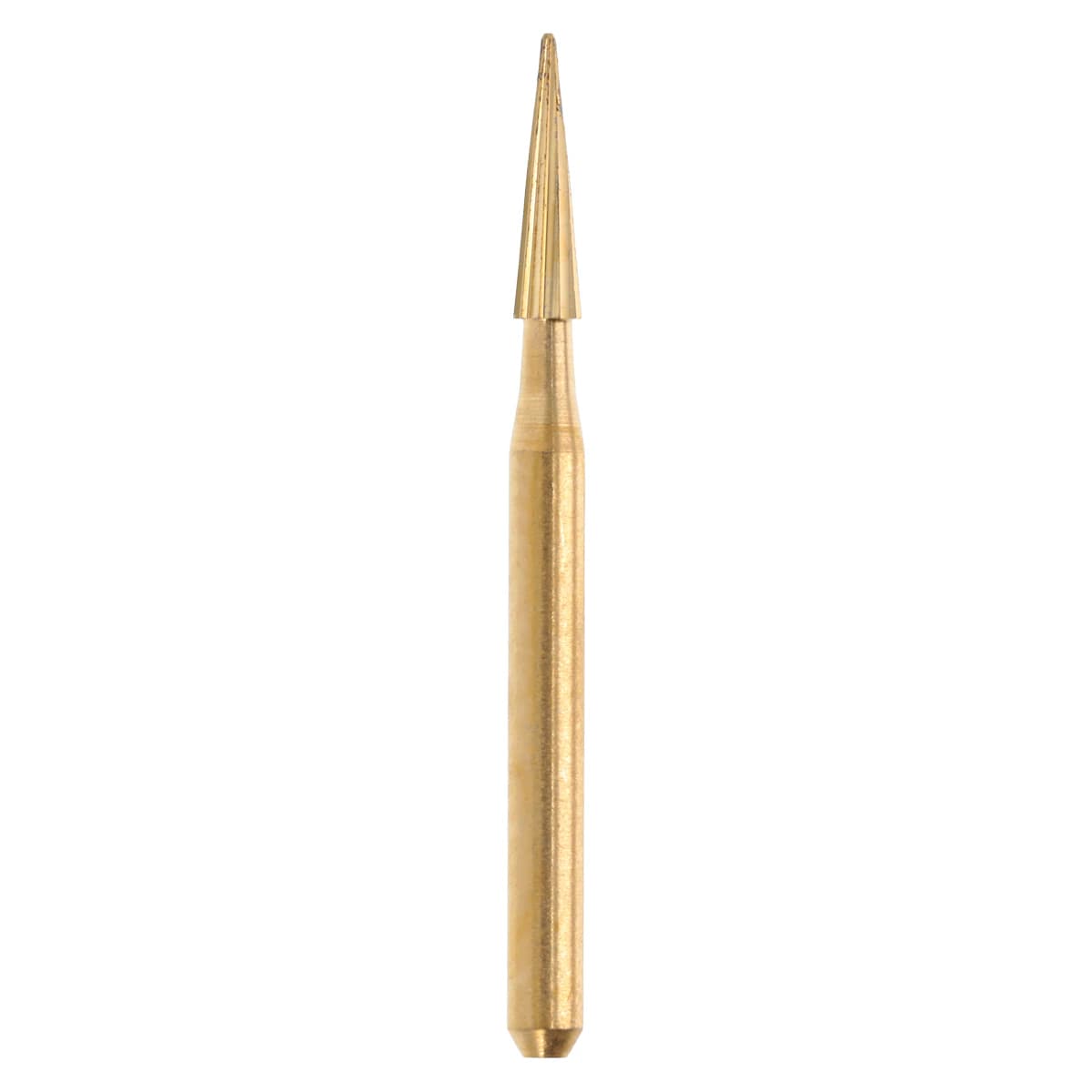 HSI Taper Pointed FG Carbide Burs, Trimming & Finishing, 12-Blade, 6mm, 7612, 5/Pk - HSI Taper Pointed FG Carbide Burs, Trimming &amp; Finishing - Image 1