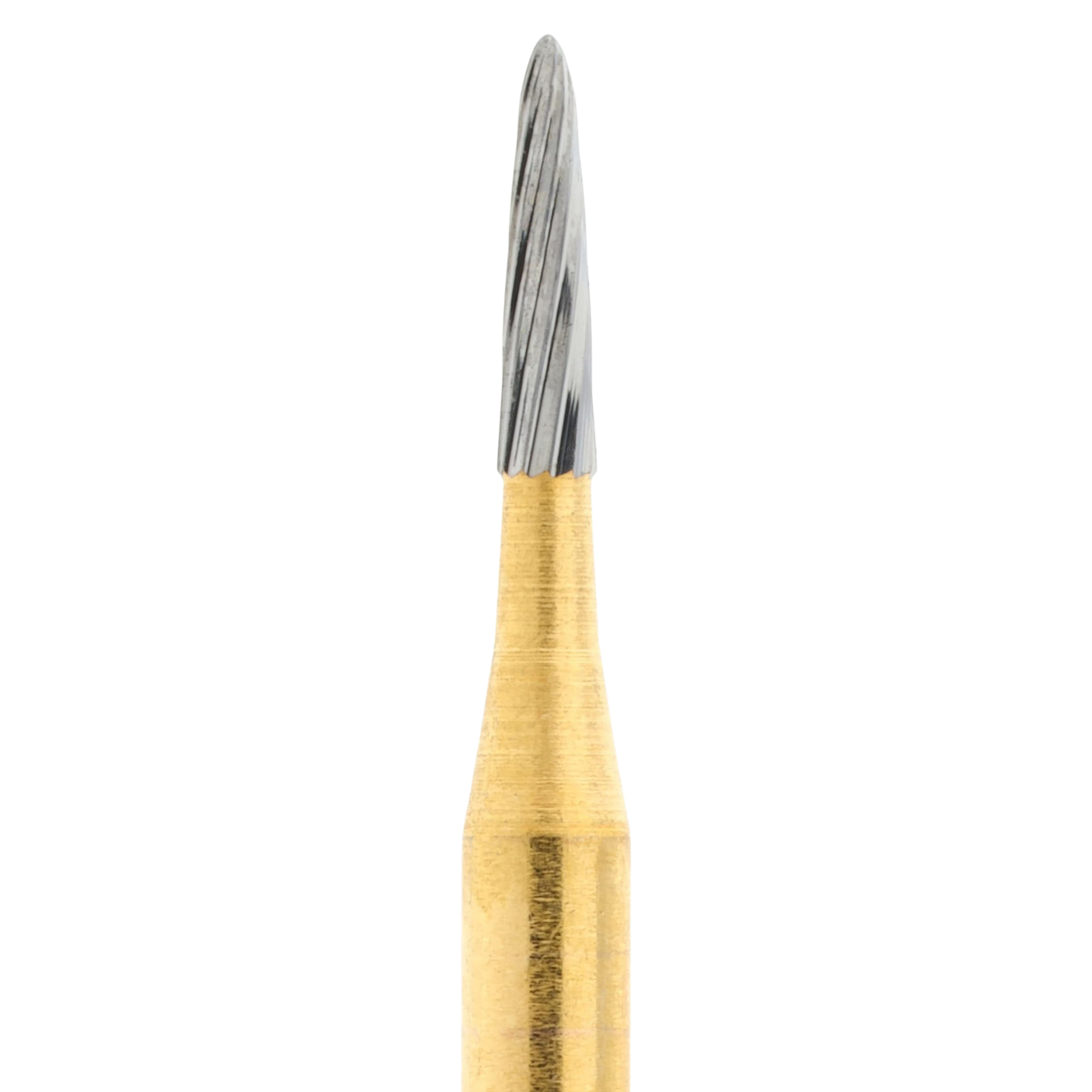 HSI Bullet FG Carbide Burs, Trimming & Finishing, 12-Blade, 4mm, 5/Pk, 7801 thumbnail 3