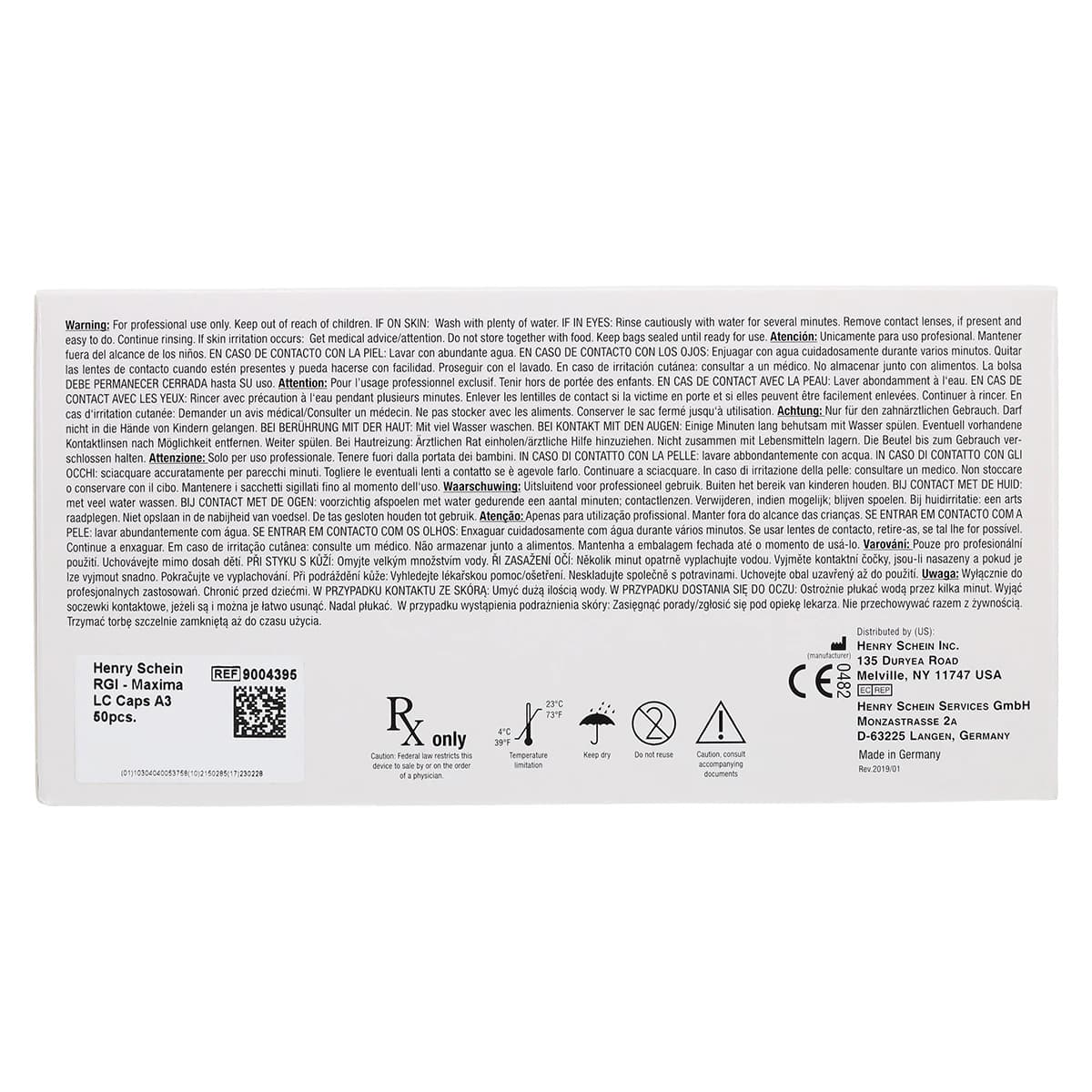 Maxima RGI Glass Ionomer Application Capsule, Shade A3, 0.17 mL, 50/Pkg thumbnail 2
