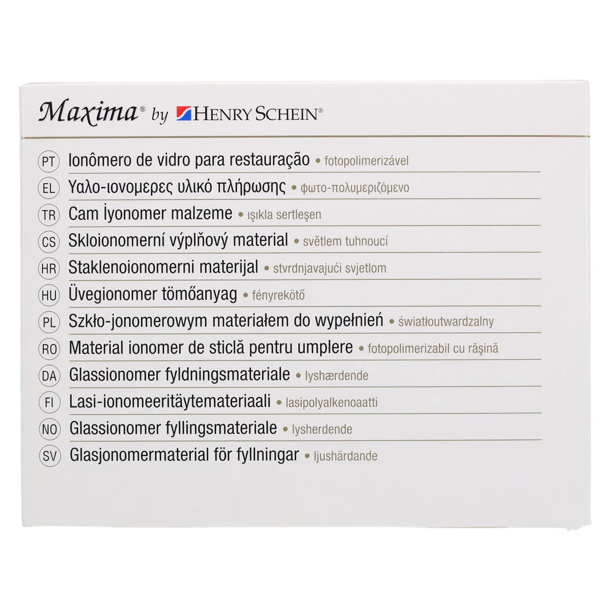 Maxima RGI Glass Ionomer Application Capsule, Shade A3, 0.17 mL, 50/Pkg thumbnail 3