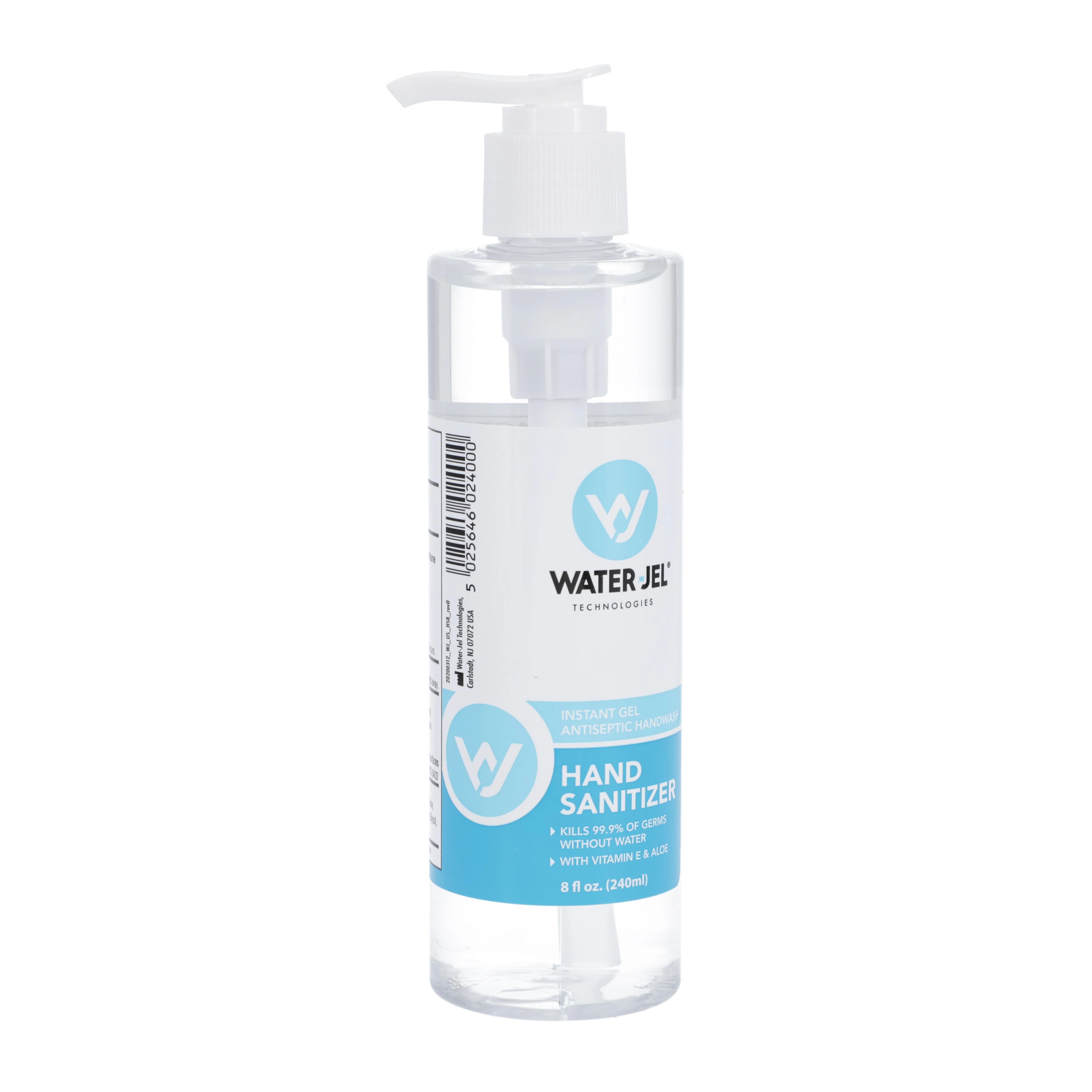 HSI Gel Sanitizer, 66.5% Ethyl Alcohol, 8 oz Bottle - Hand Sanitizer 8oz - Image 1