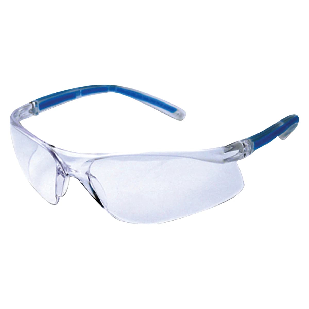 Maxi-Gard 806 Series Protective Eyewear, Clear Lens, Universal, Blue Frame thumbnail 5