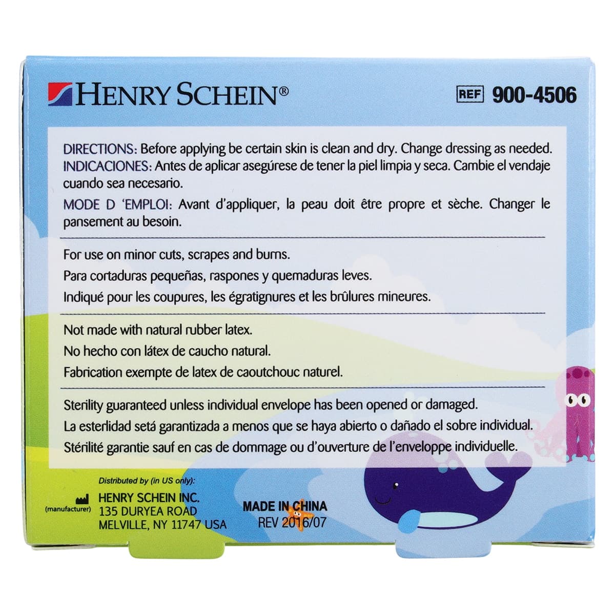 Henry Schein Adhesive Spot Bandage, Plastic, 7/8", Animal Design, Sterile, 100/Box thumbnail 5