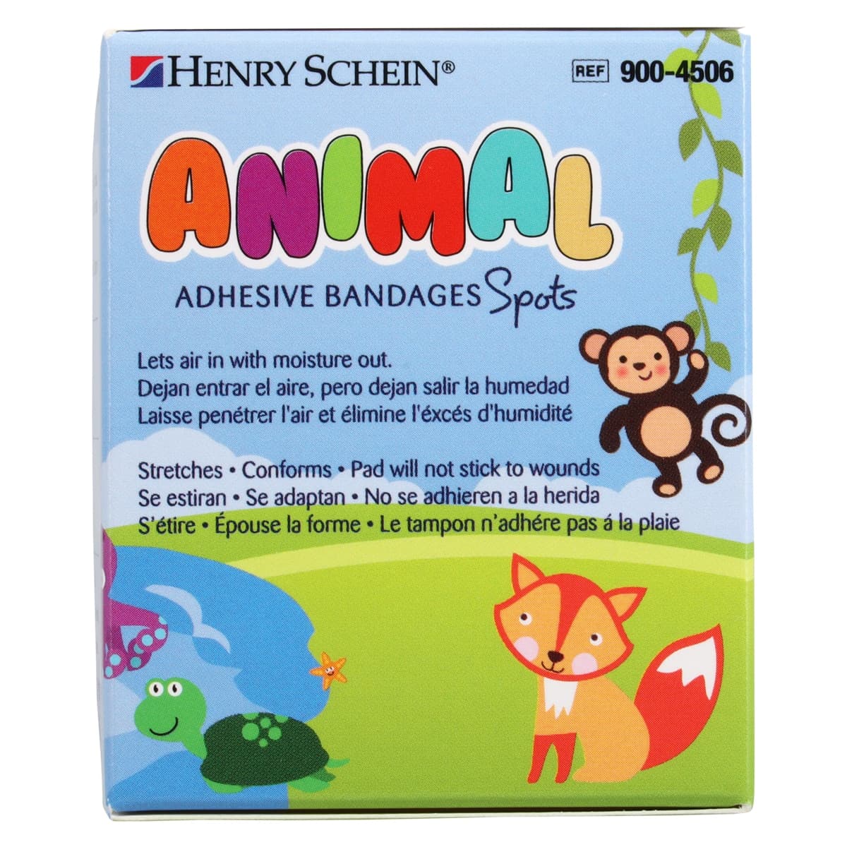 Henry Schein Adhesive Spot Bandage, Plastic, 7/8", Animal Design, Sterile, 100/Box thumbnail 6