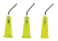 HSI Prebent Dispensing Tips, Yellow, 20 Gauge, Luer-Lock, 100/Pk thumbnail 2