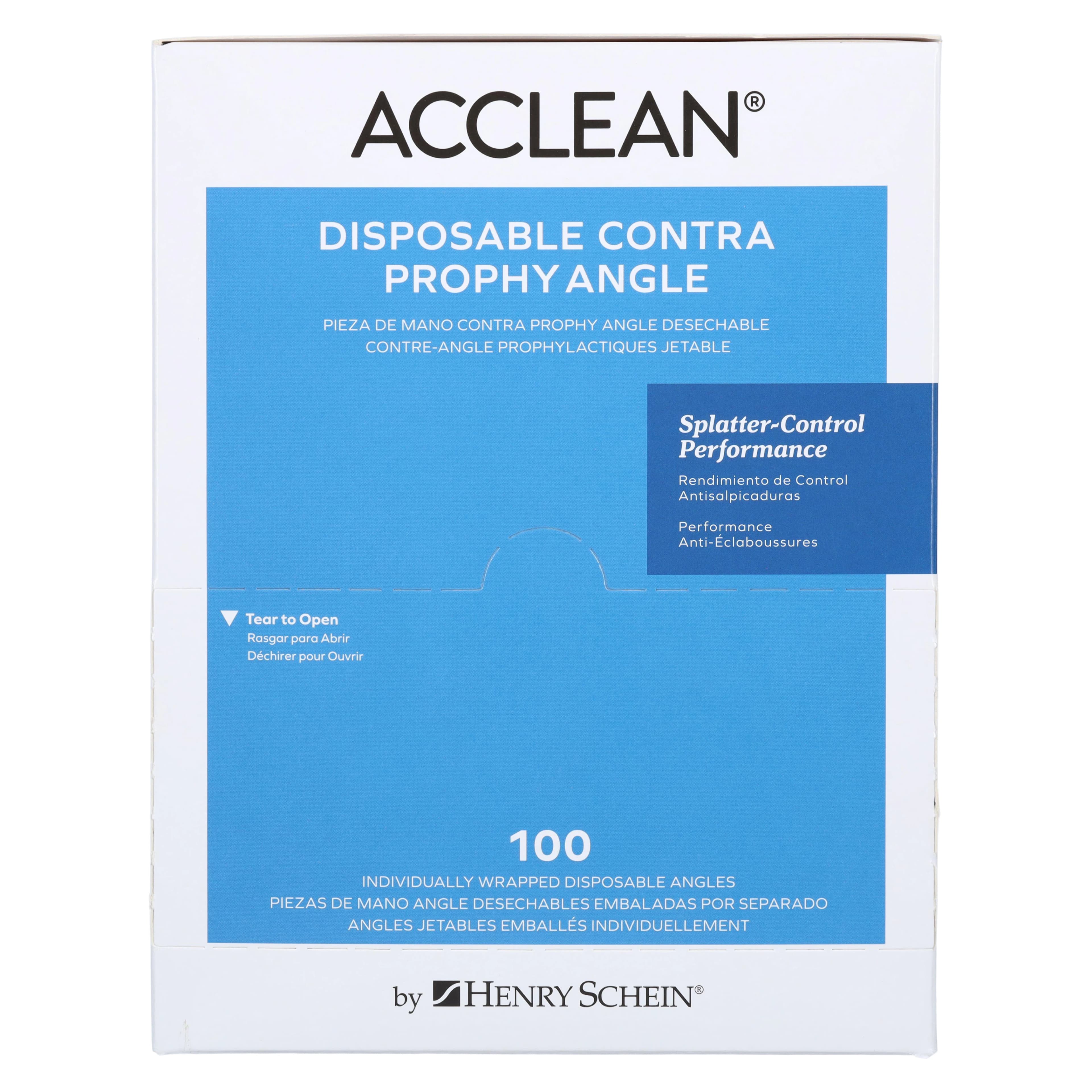Acclean Snap-On Disposable Contra Prophy Angle, Soft Green, Latex-Free, 100/Bx thumbnail 4