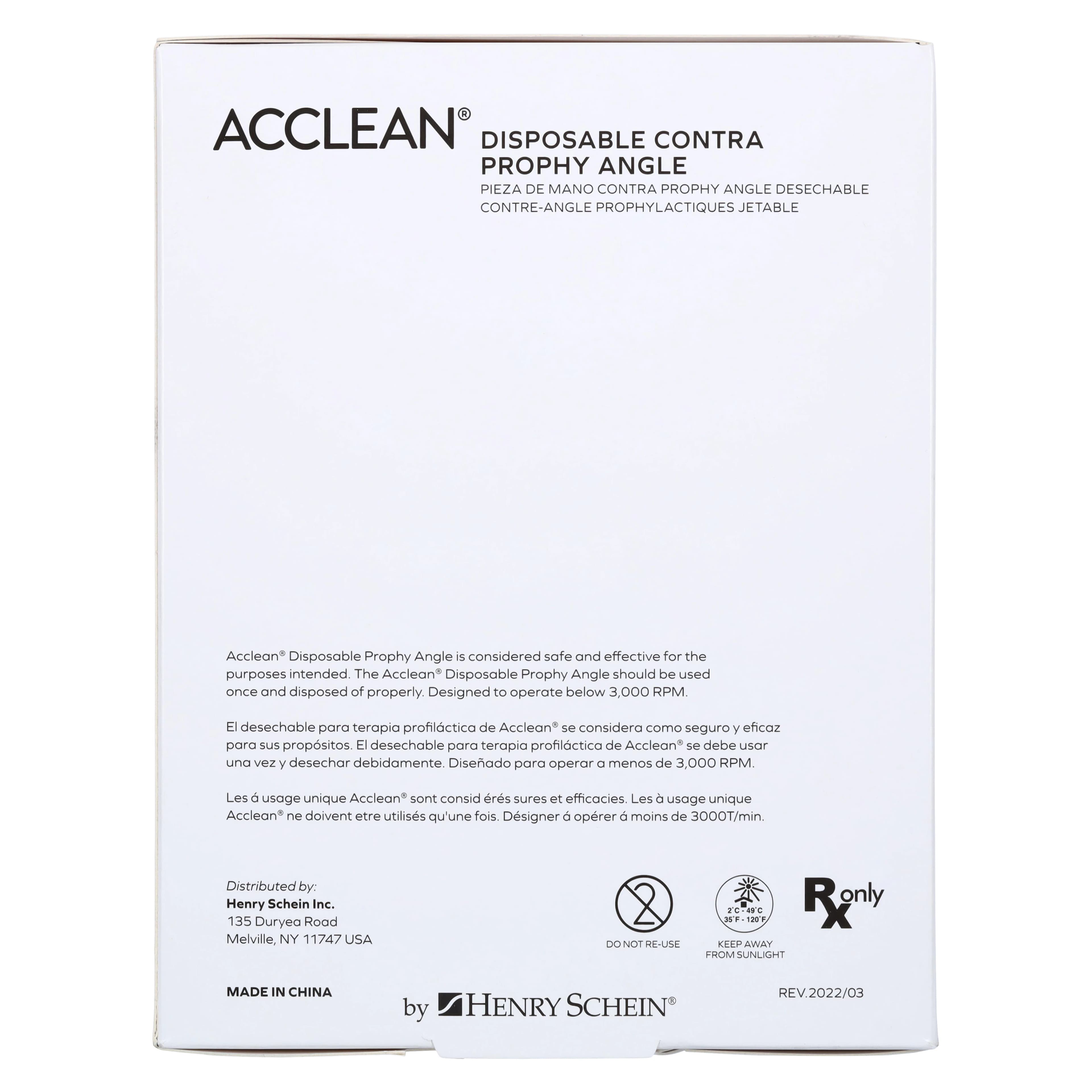 Acclean Snap-On Disposable Contra Prophy Angle, Soft Green, Latex-Free, 100/Bx thumbnail 5