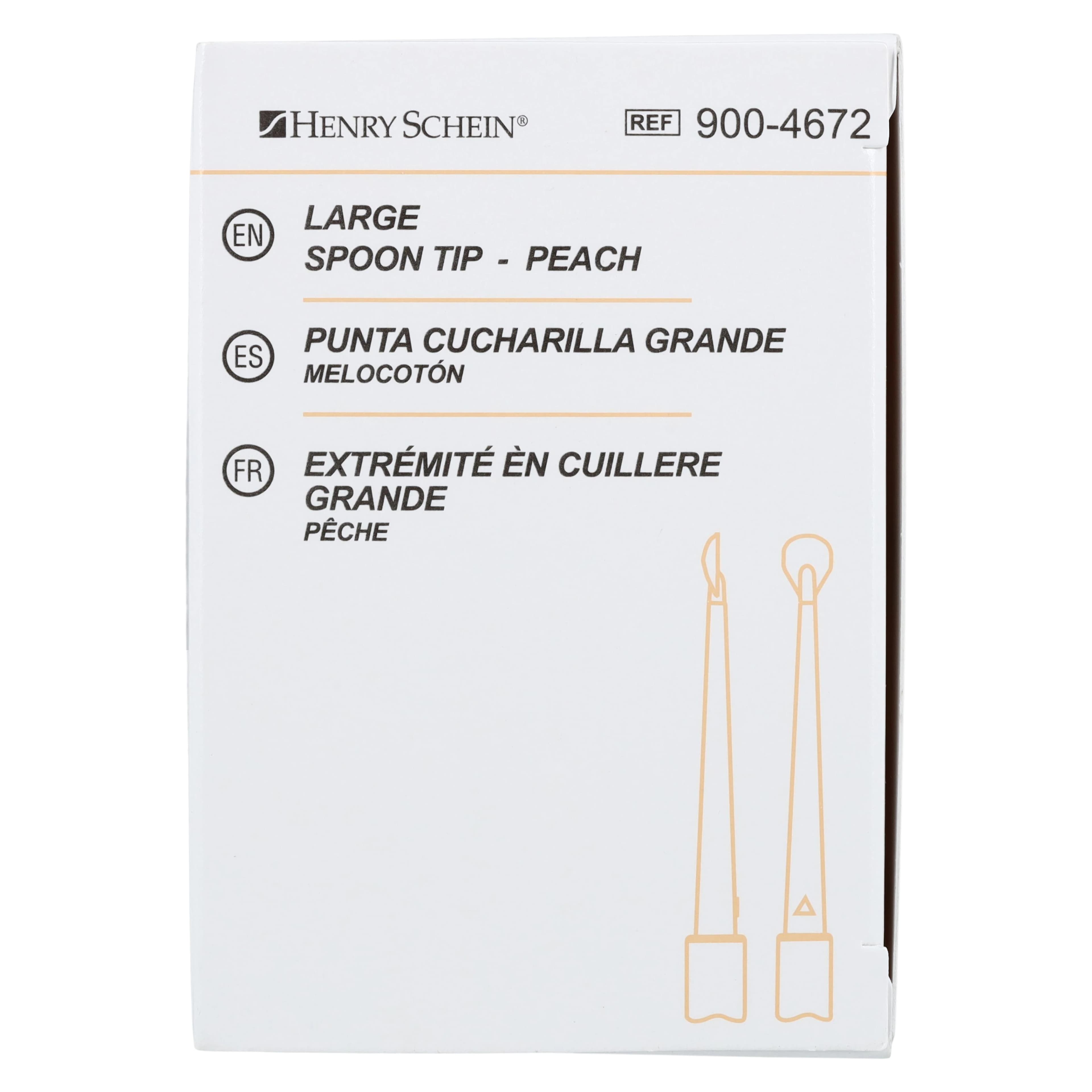 Henry Schein Ear Curette, Disposable, Large, Peach, 4.85mm, 50/Box thumbnail 4