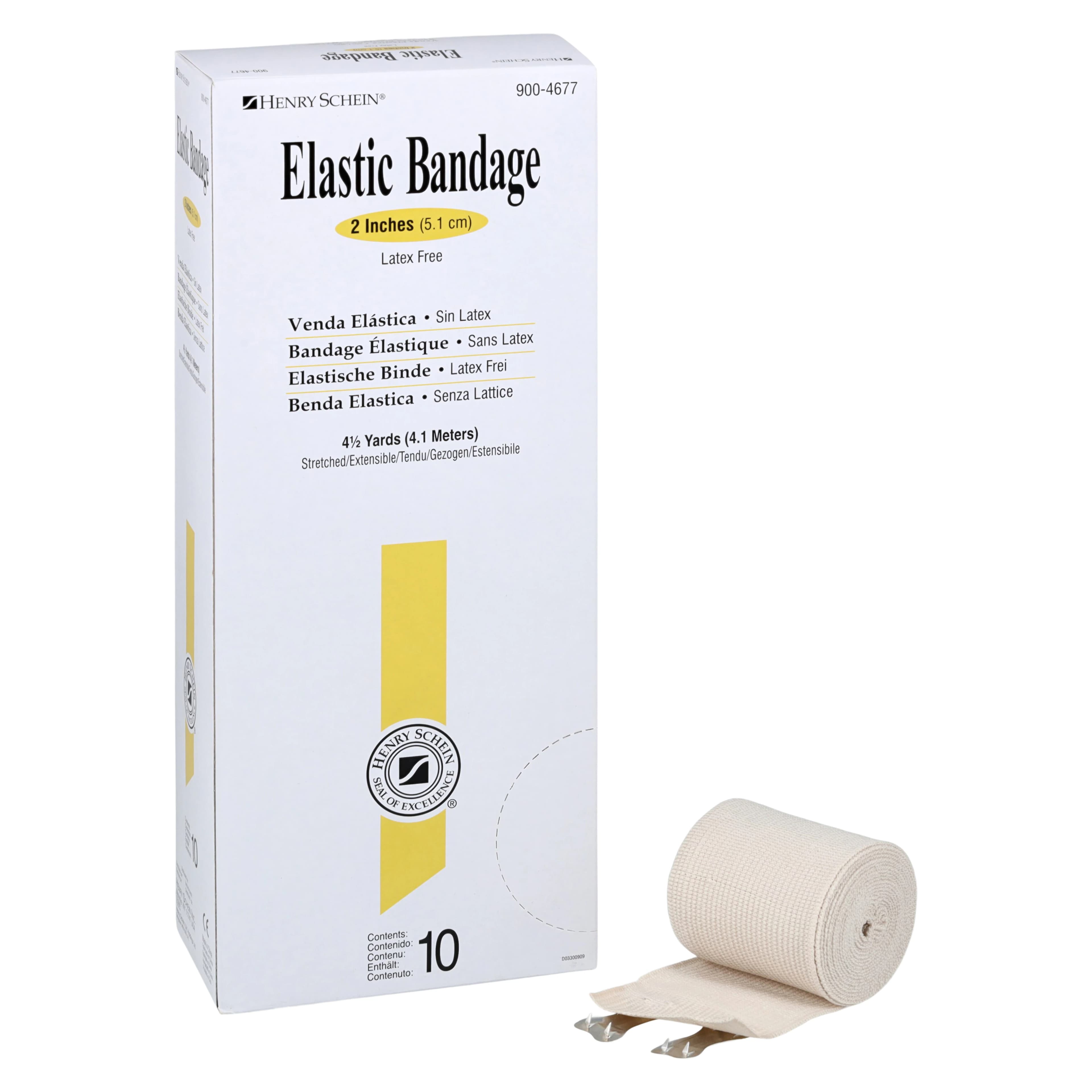 Stretch Bandage Elastic Clips, 2" x 4.5 yd, Tan, Non-Sterile, 10/Box thumbnail 4