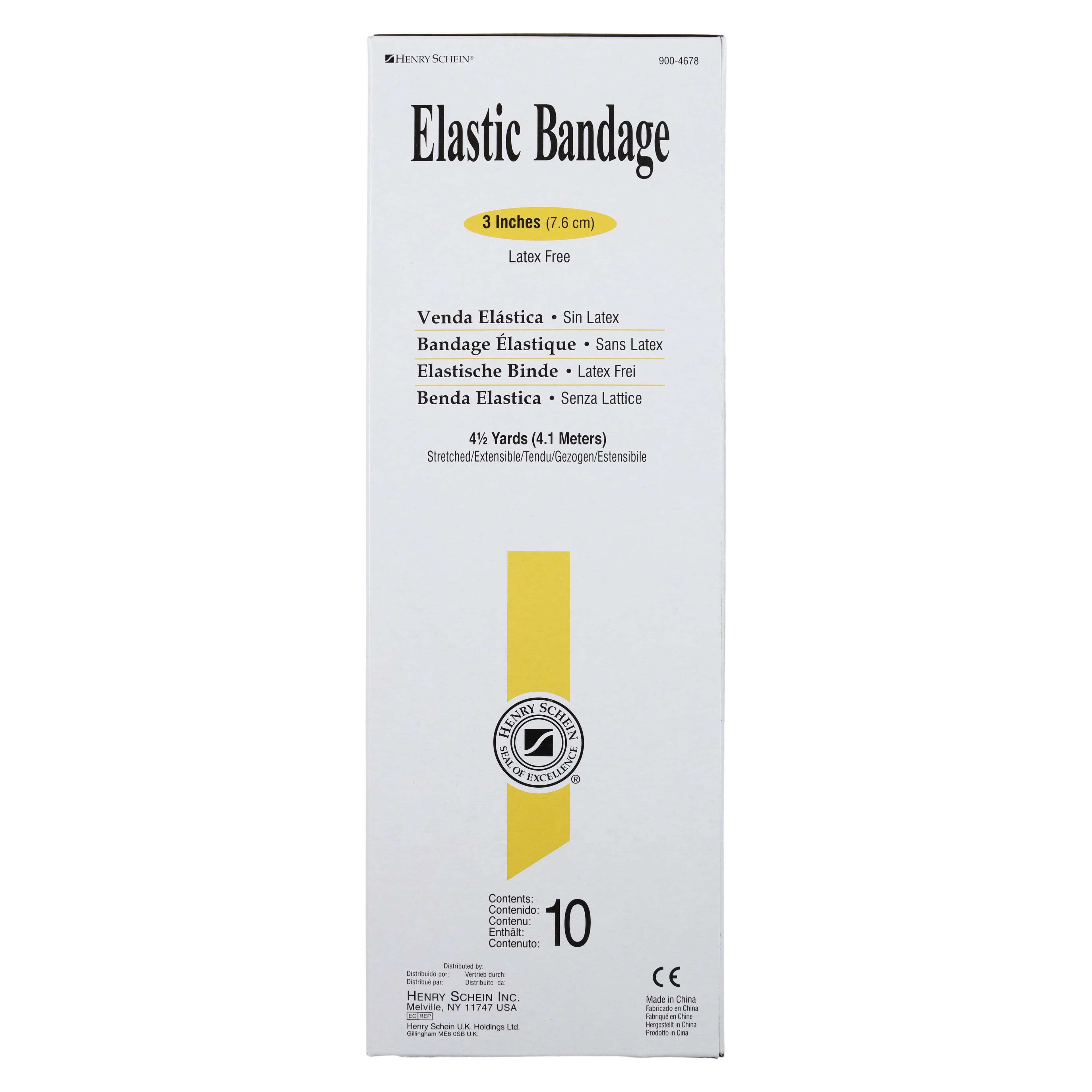 Stretch Bandage Elastic Clips, 3" x 4.5 yd, Tan, Non-Sterile, 10/Box thumbnail 3