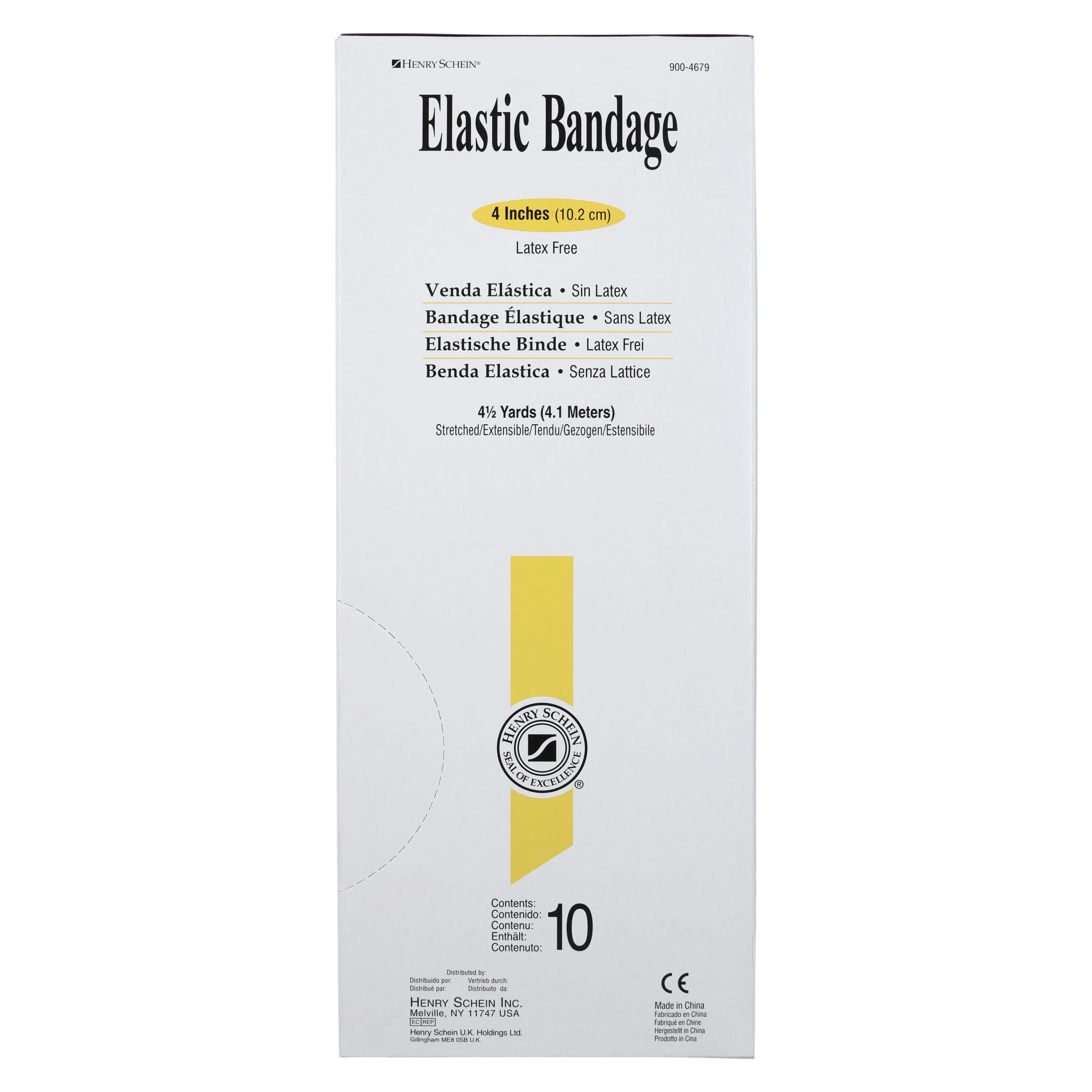 Stretch Bandage Elastic Clips, 4" x 4.5 yd, Tan, Non-Sterile, 10/Box thumbnail 3