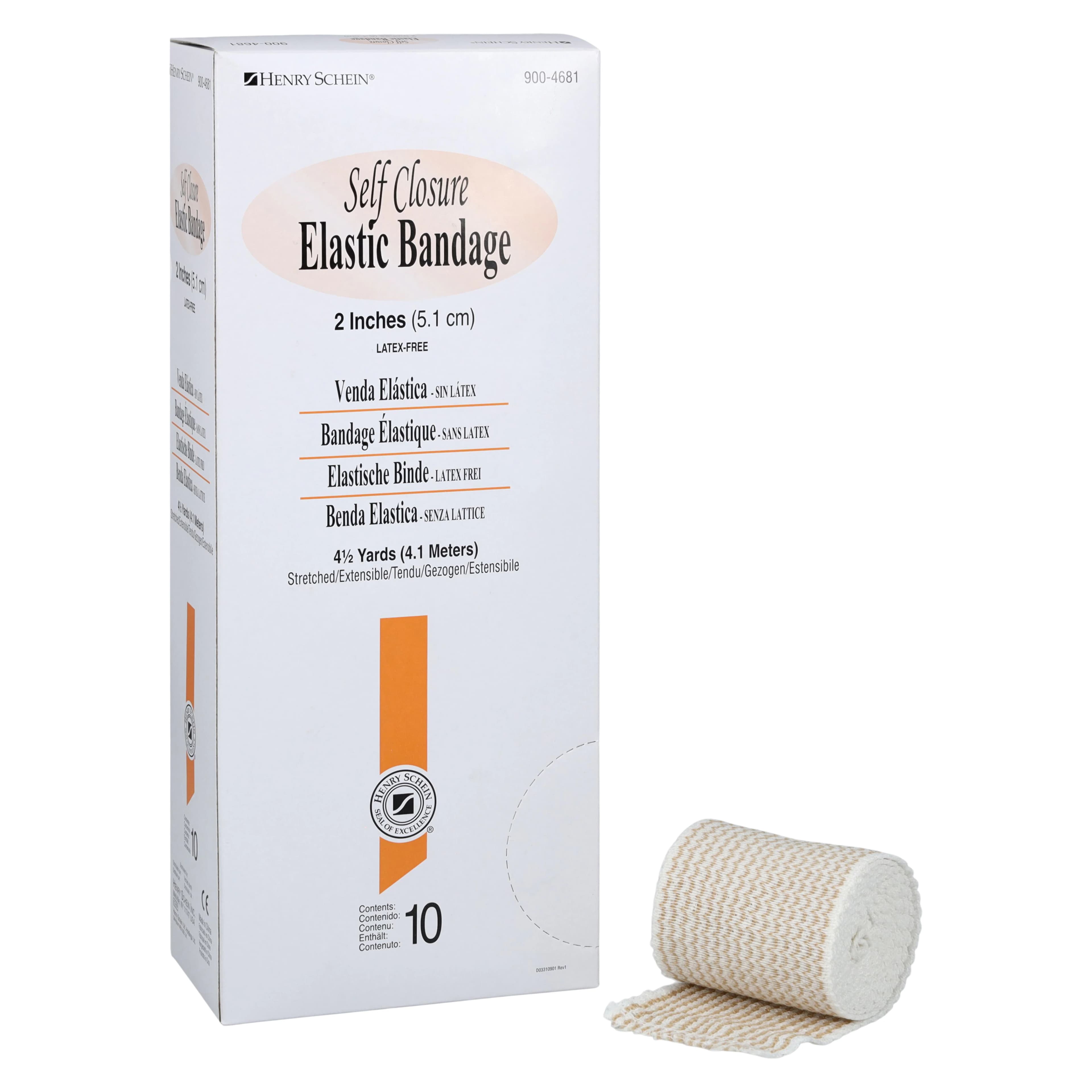 Stretch Bandage Elastic Velcro, 2" x 4.5 yd, Tan, Non-Sterile, 10/Box thumbnail 2