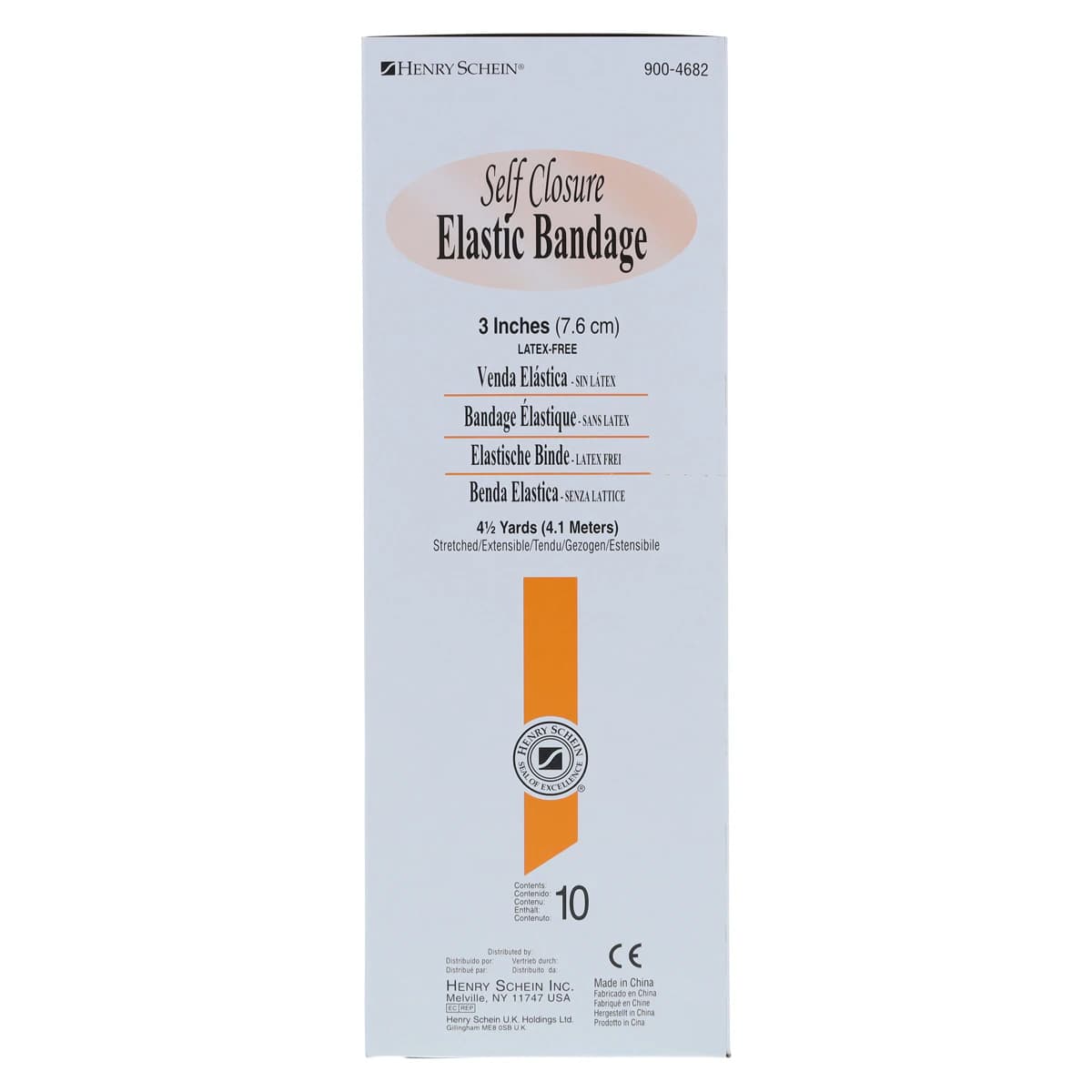 Henry Schein Stretch Bandage Elastic with Velcro, 3" x 4.5 yd, Tan, Non-Sterile, 10/Box thumbnail 6