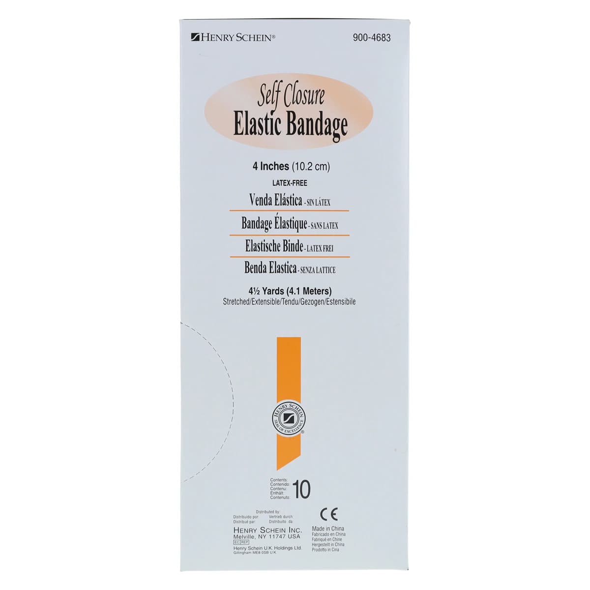 Stretch Bandage Elastic with Velcro, 4" x 4.5 yd, Tan, Non-Sterile, 10/Box thumbnail 6