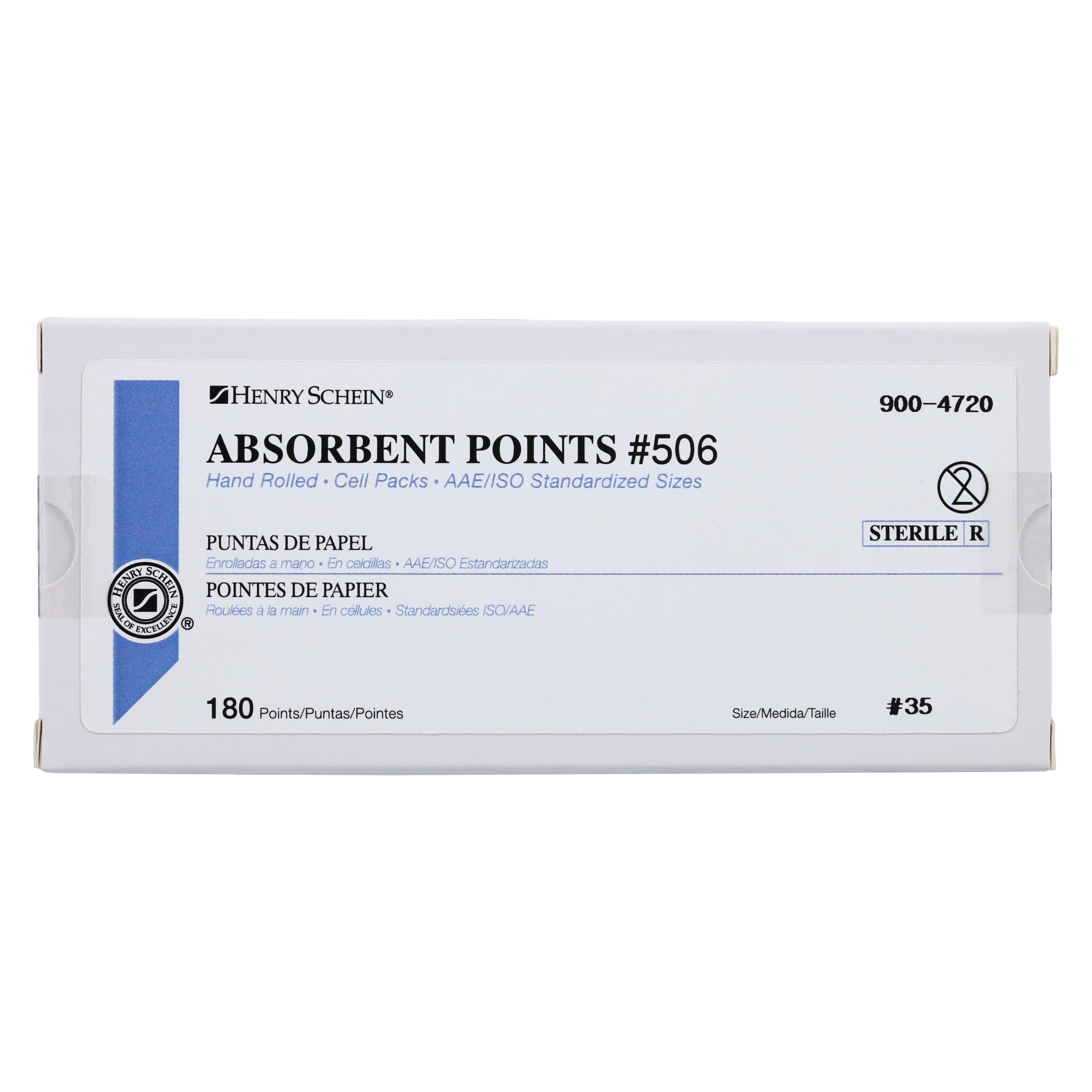 Absorbent Points #506, ISO 35, 0.02, Sterile, 180/Box thumbnail 6