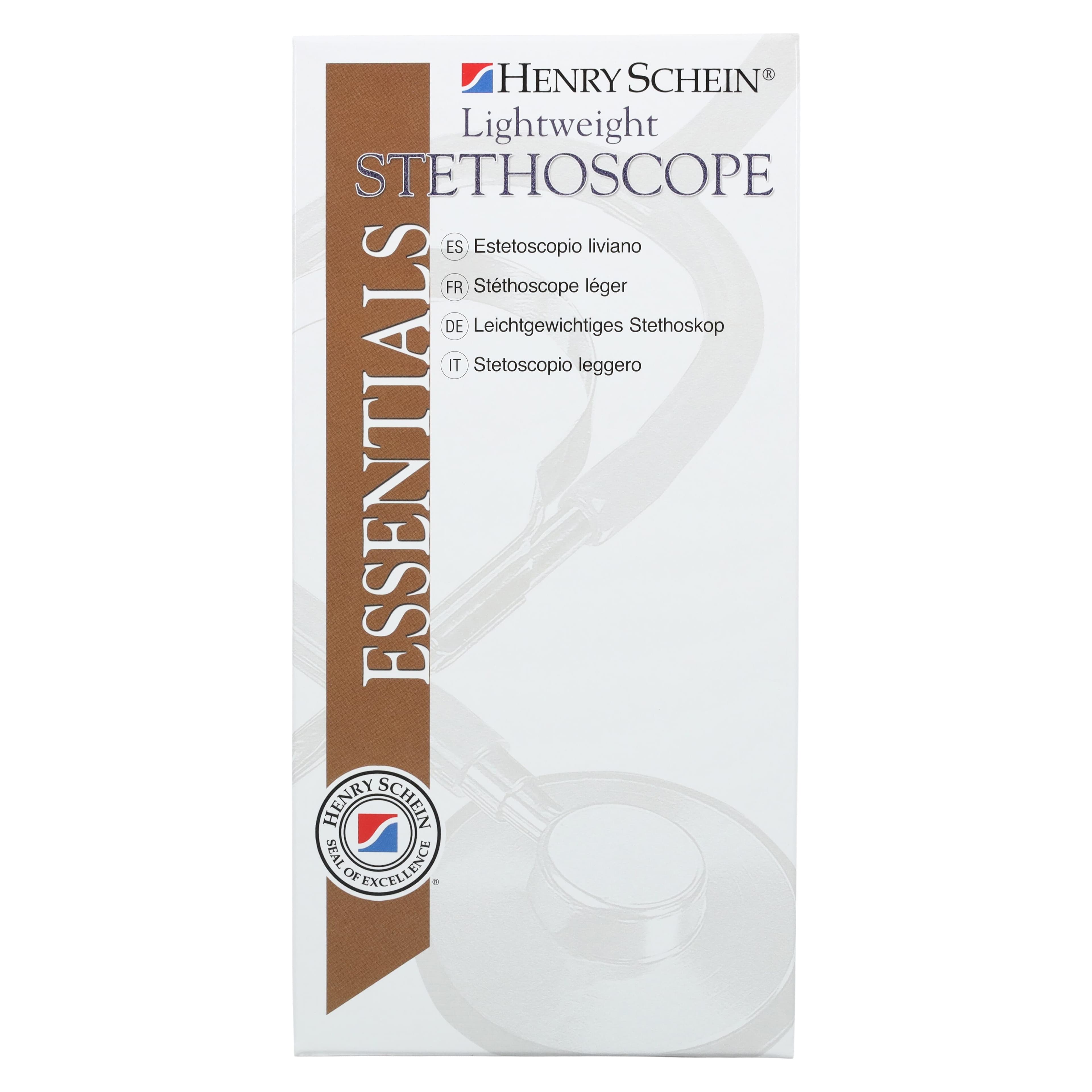 Essentials Healthcare Steth Dualhead Clinician Stethoscope, Reusable, Adult, Gray PVC Tubing, Each thumbnail 8
