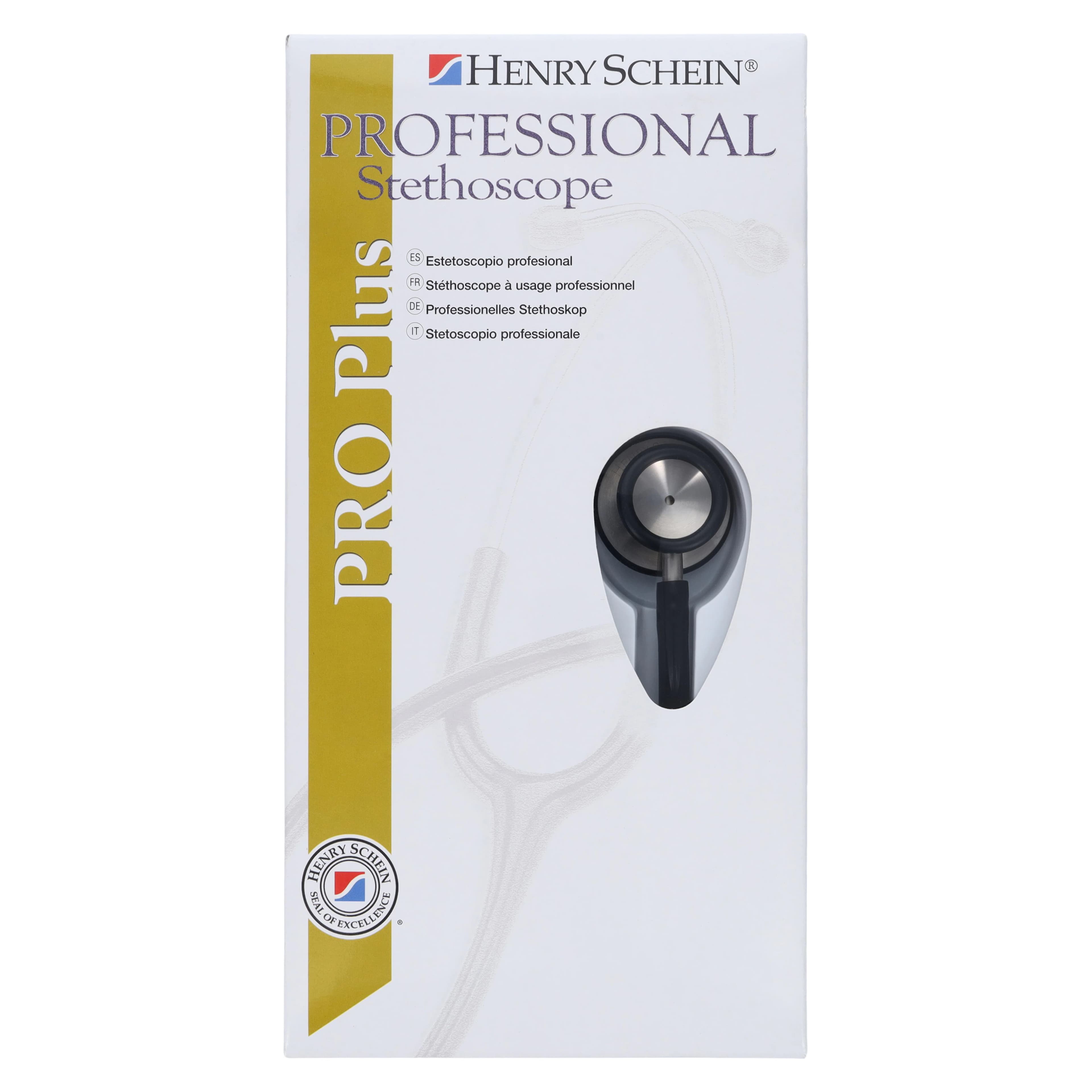 Henry Schein Adscope Clinician Stethoscope, Reusable, Adult, Black PVC Tubing, Each thumbnail 8