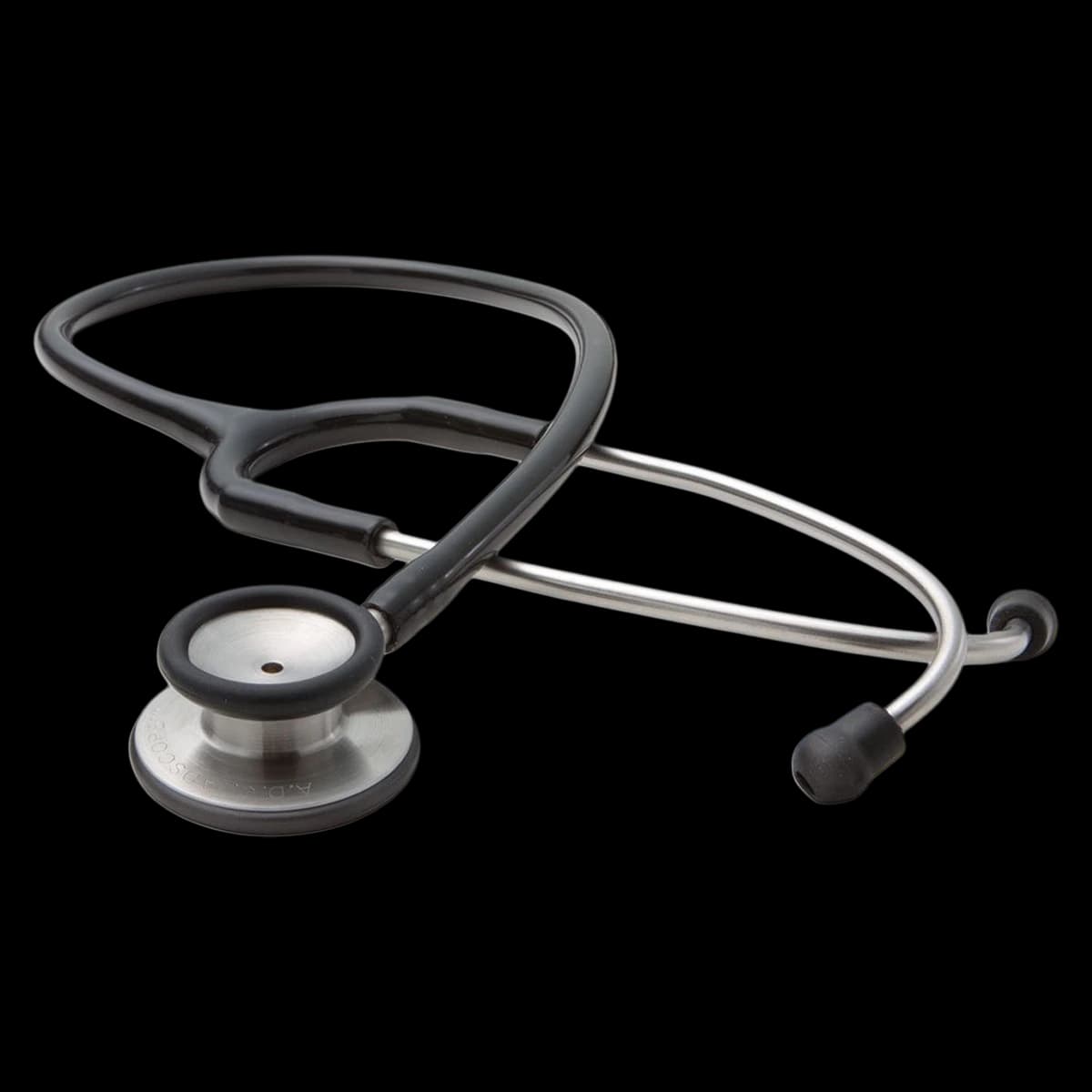 Henry Schein Adscope Clinician Stethoscope, Reusable, Adult, Black PVC Tubing, Each - Stethoscope Pro Plus Prof - Image 1