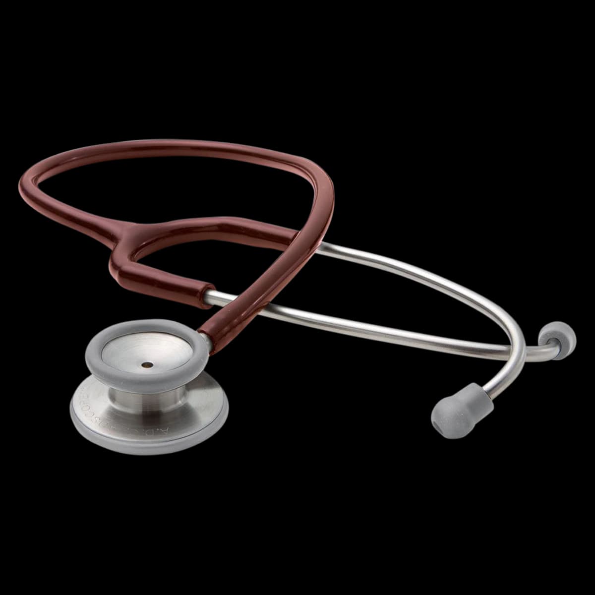 Henry Schein Adscope Dual Stethoscope, Reusable, Adult, Burgundy PVC Tubing - Stethoscope Pro Plus Prof - Image 1