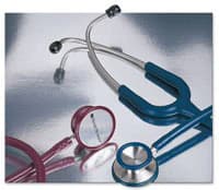 Henry Schein Adscope Clinician Stethoscope, Reusable, Adult, Navy PVC Tubing - Stethoscope Pro Plus Prof - Image 1