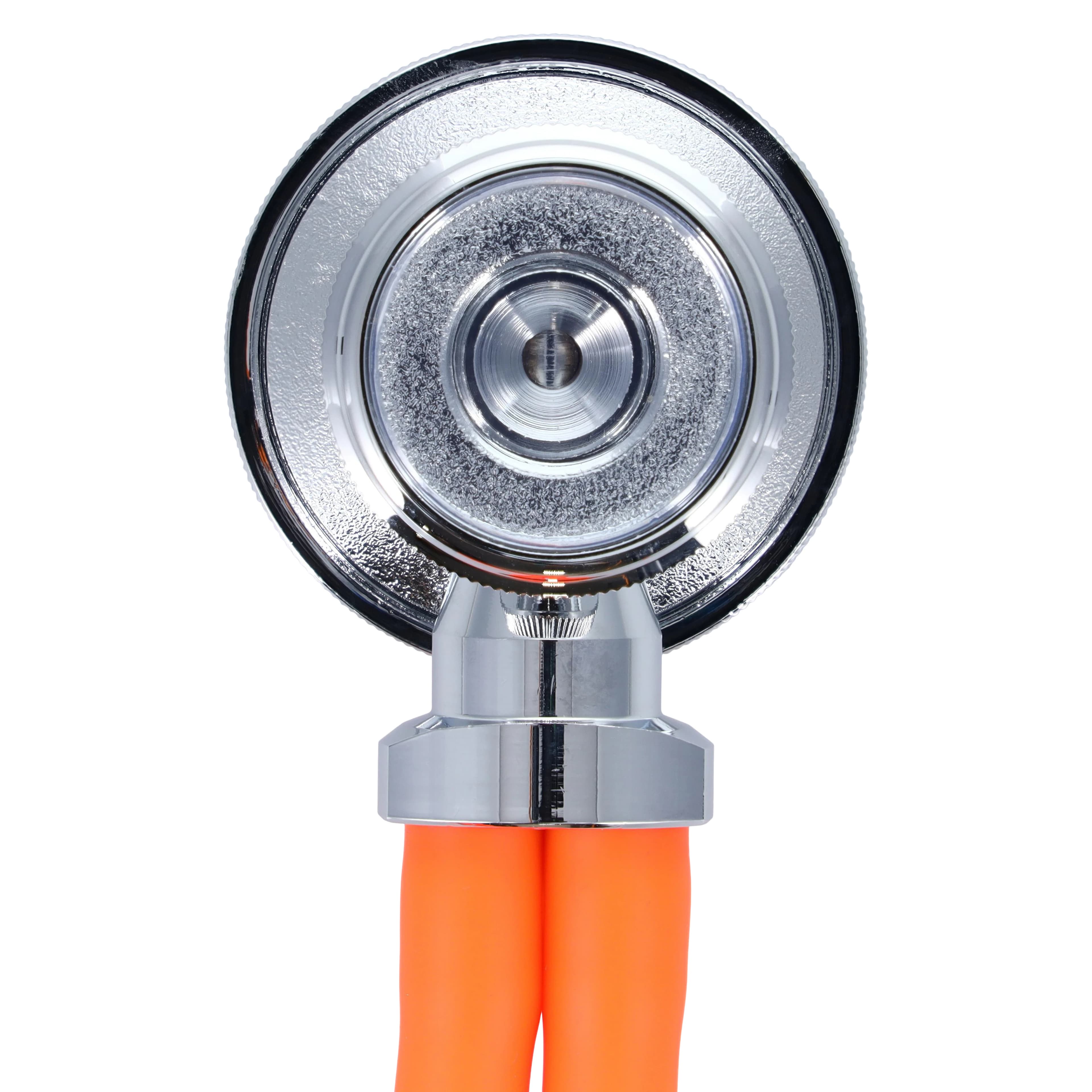 Henry Schein Adscope Pro Sprague Rappaport Stethoscope, Reusable, Adult/Pediatric, Neon Orange, 2-Tube thumbnail 3