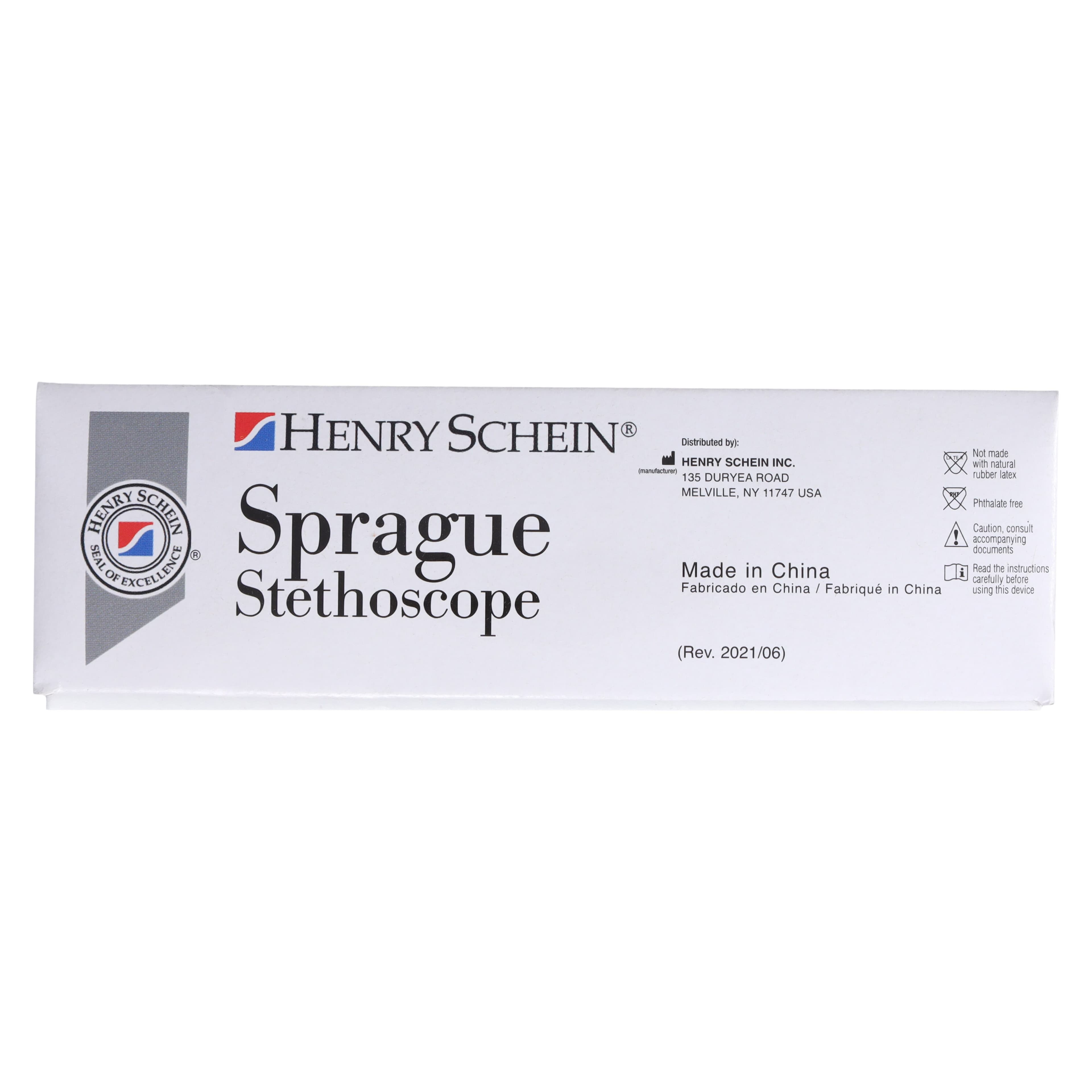 Henry Schein Adscope Sprague-1 Pro Sprague Rappaport Stethoscope, Black, Each thumbnail 10