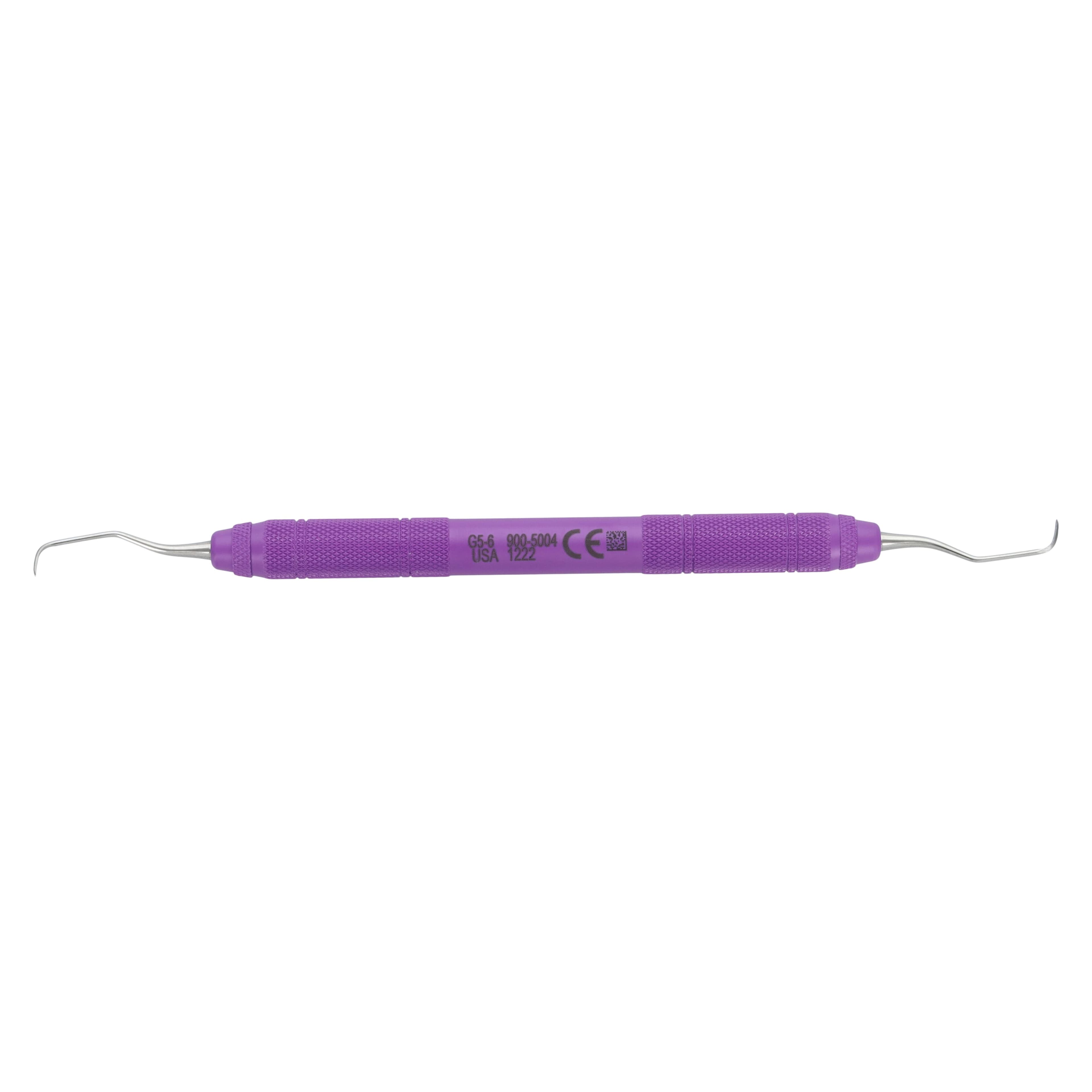 Henry Schein MaxiGrip Gracey Curette Double End 5/6, 9.5 mm Resin Handle, Each thumbnail 6