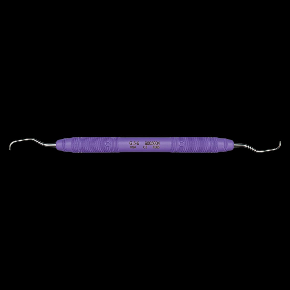 Henry Schein MaxiGrip Gracey Curette Double End 5/6, 9.5 mm Resin Handle, Each thumbnail 2