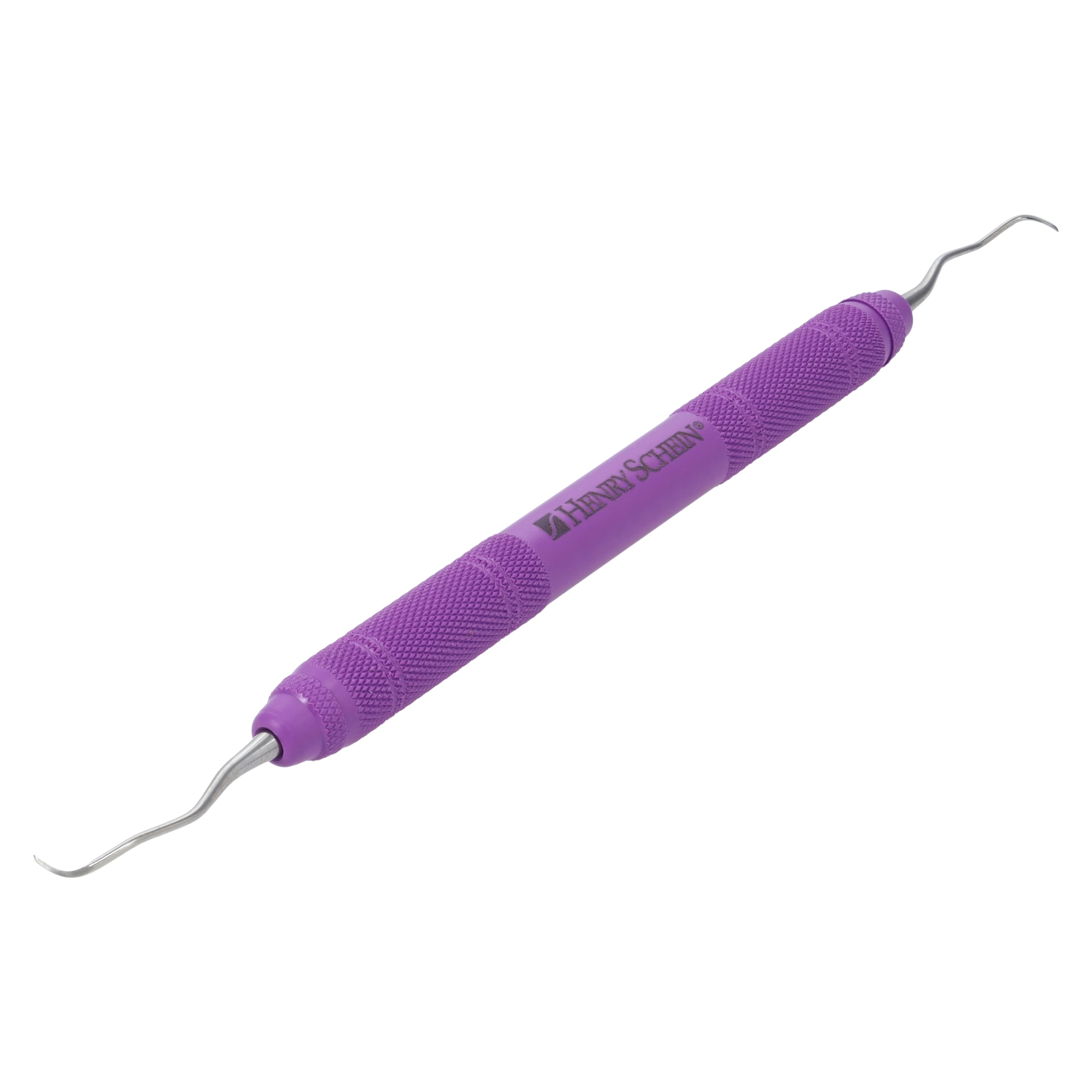 Henry Schein MaxiGrip Gracey Curette 11/12, Double End, 9.5 mm Resin Handle thumbnail 3