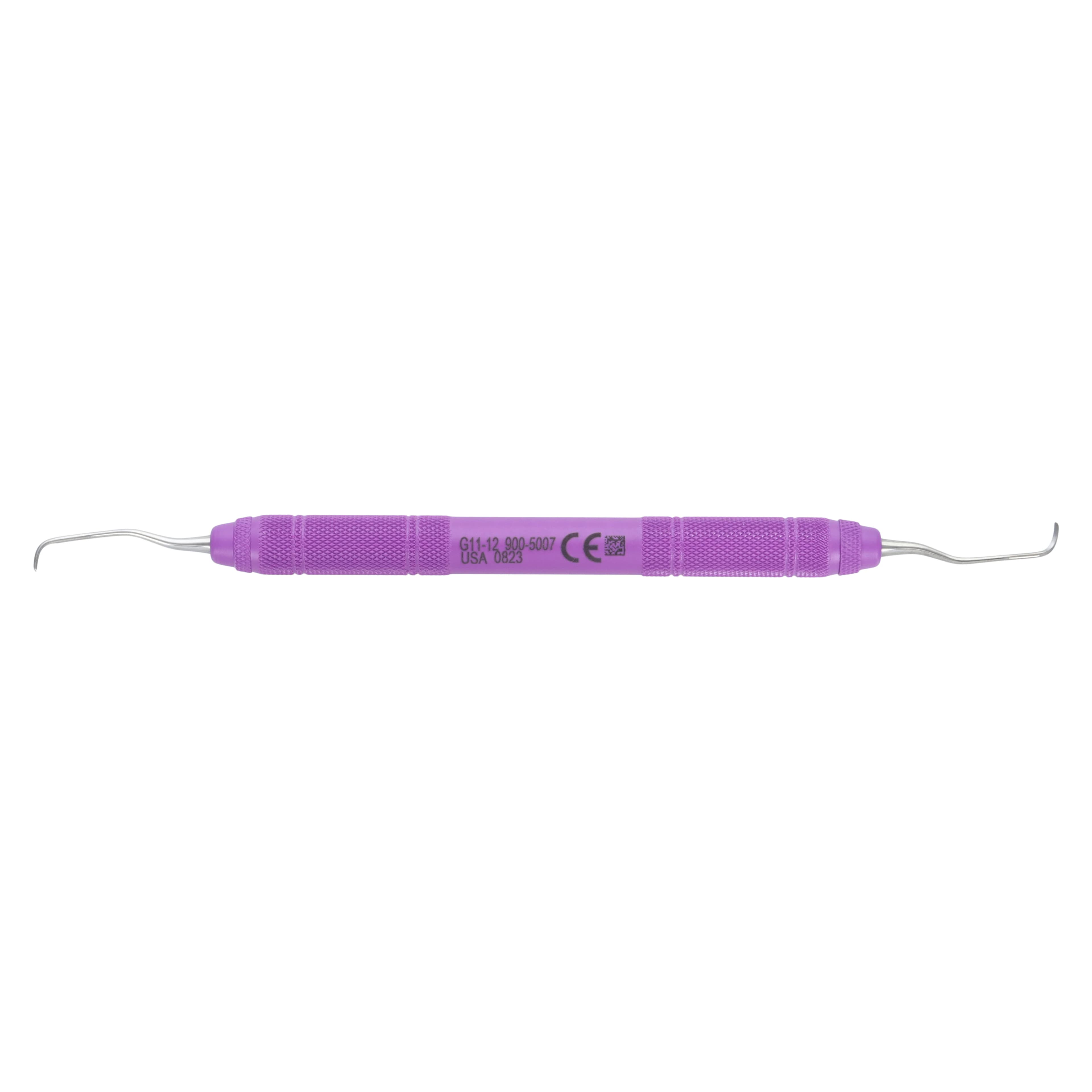 Henry Schein MaxiGrip Gracey Curette 11/12, Double End, 9.5 mm Resin Handle thumbnail 6