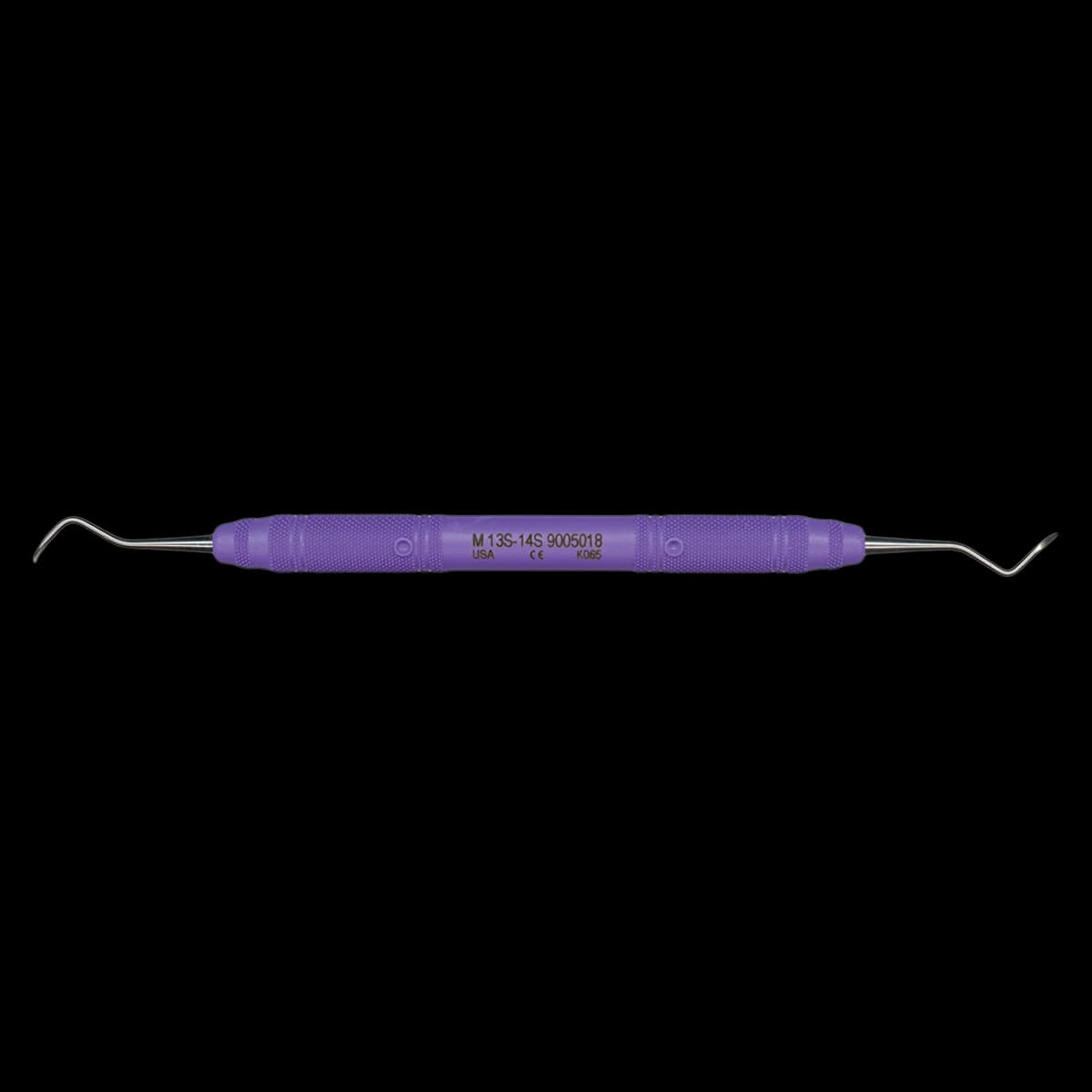 Henry Schein MaxiGrip McCall Curette, Double End 13S/14S, 9.5 mm Resin Handle, Each thumbnail 2