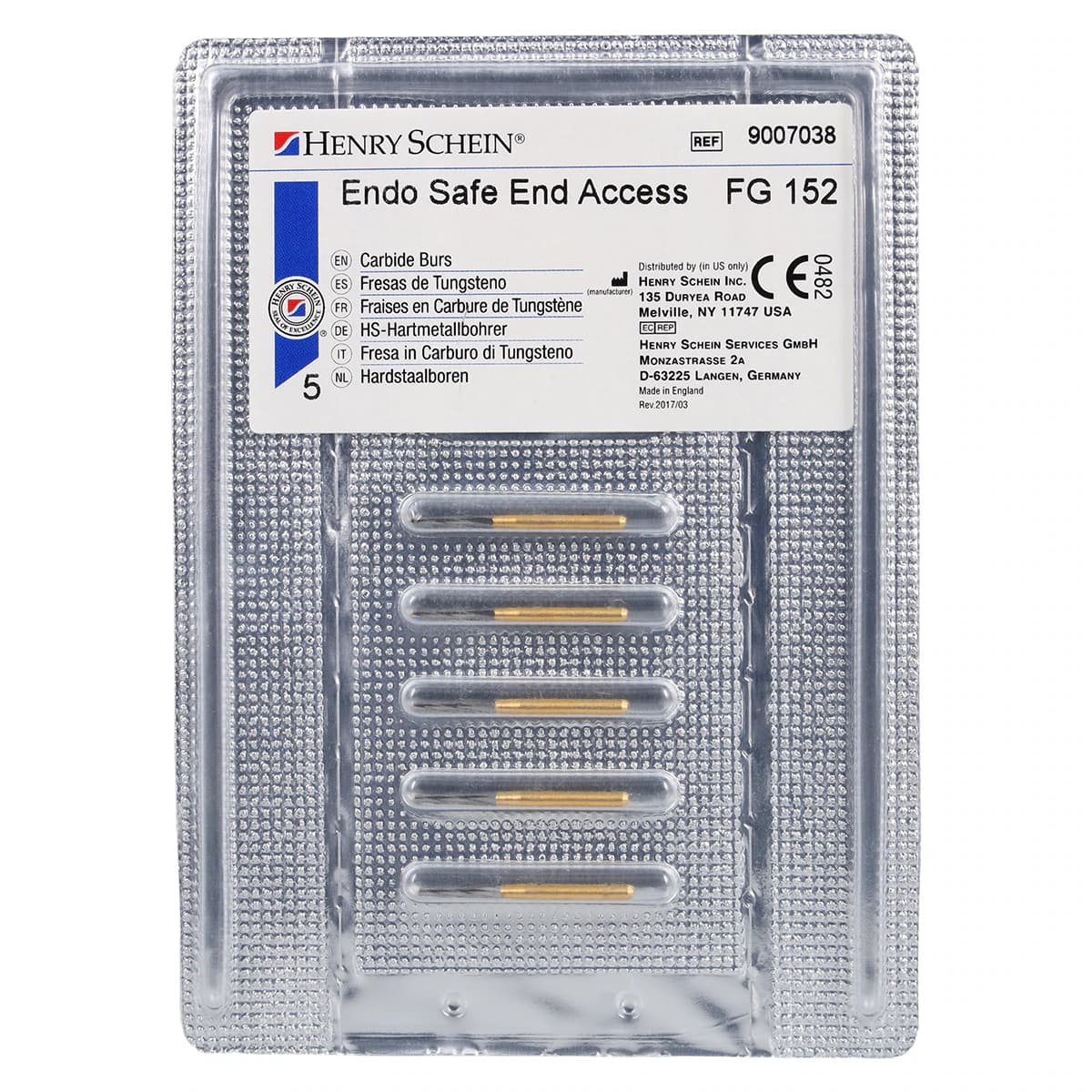 FG Carbide Burs, Endo Safe End, 002, 21mm, 5/Pk thumbnail 5