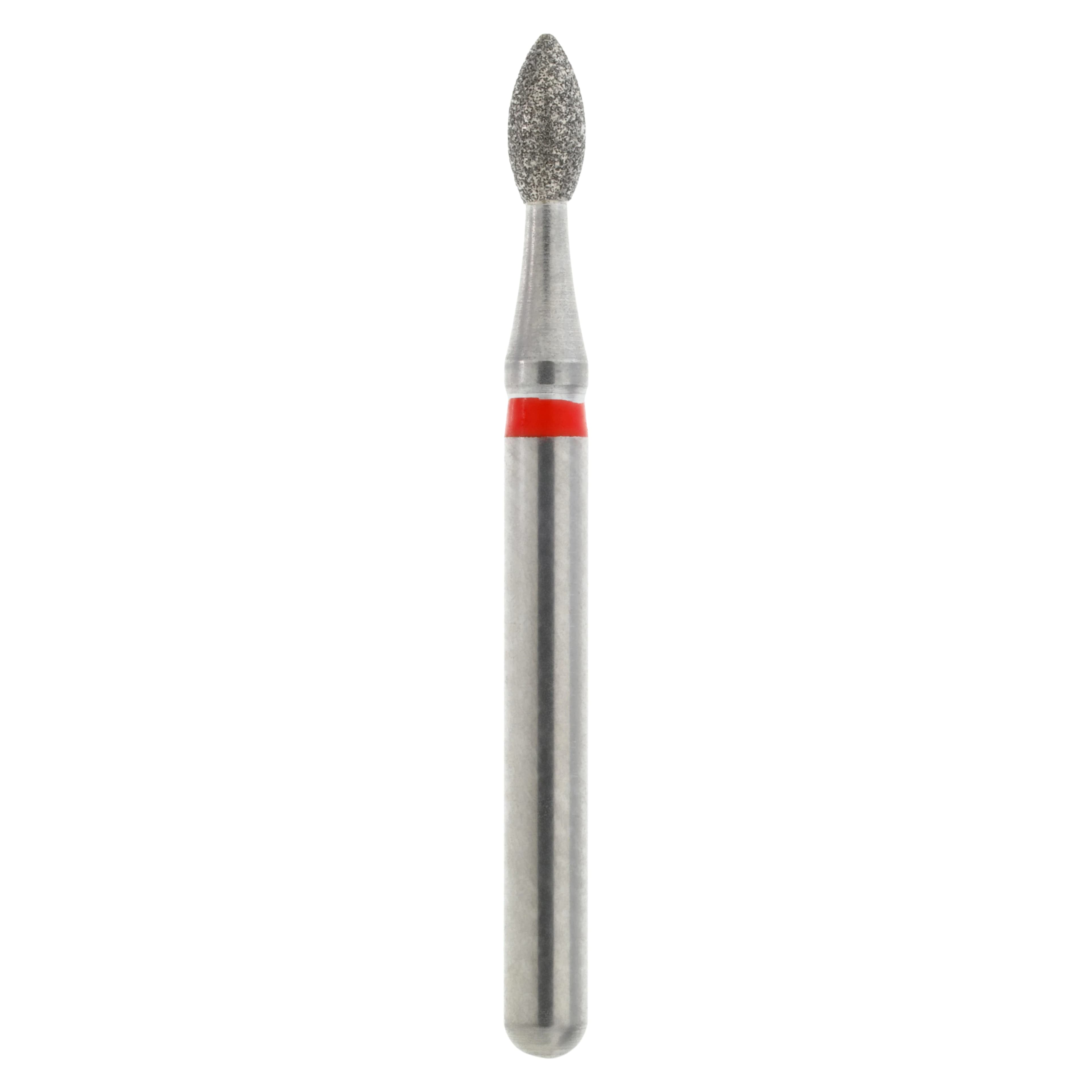 Maxima Diamond FG 368-016F Fine Pointed Football Bur, Friction Grip, 12.0 mm, 5/Package - Maxima Diamond FG 368-016F - Image 1