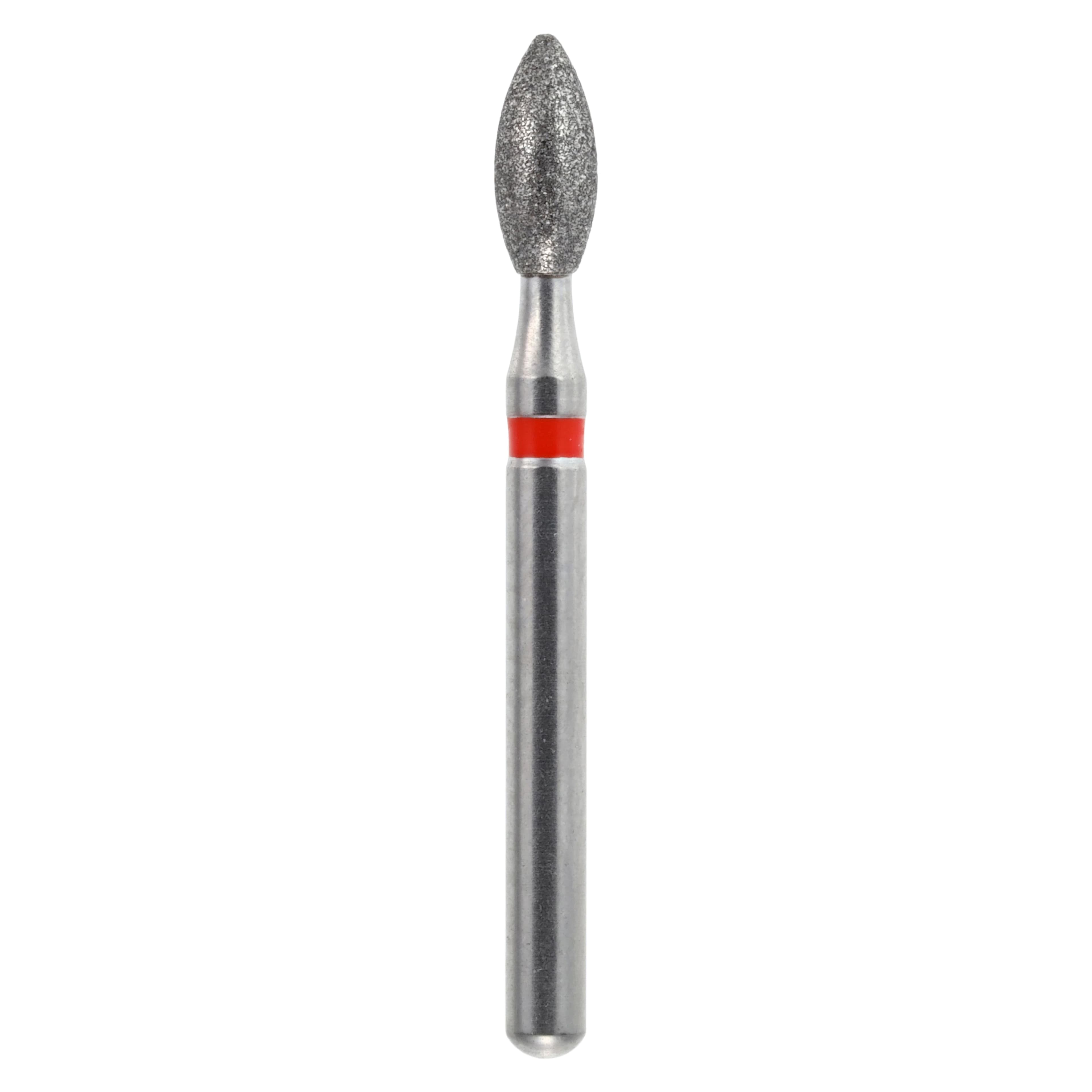 Maxima Diamond FG 368-018F Fine Pointed Football Bur, Friction Grip, 10.0 mm, 5/Package - Maxima Diamond FG 368-018F - Image 1