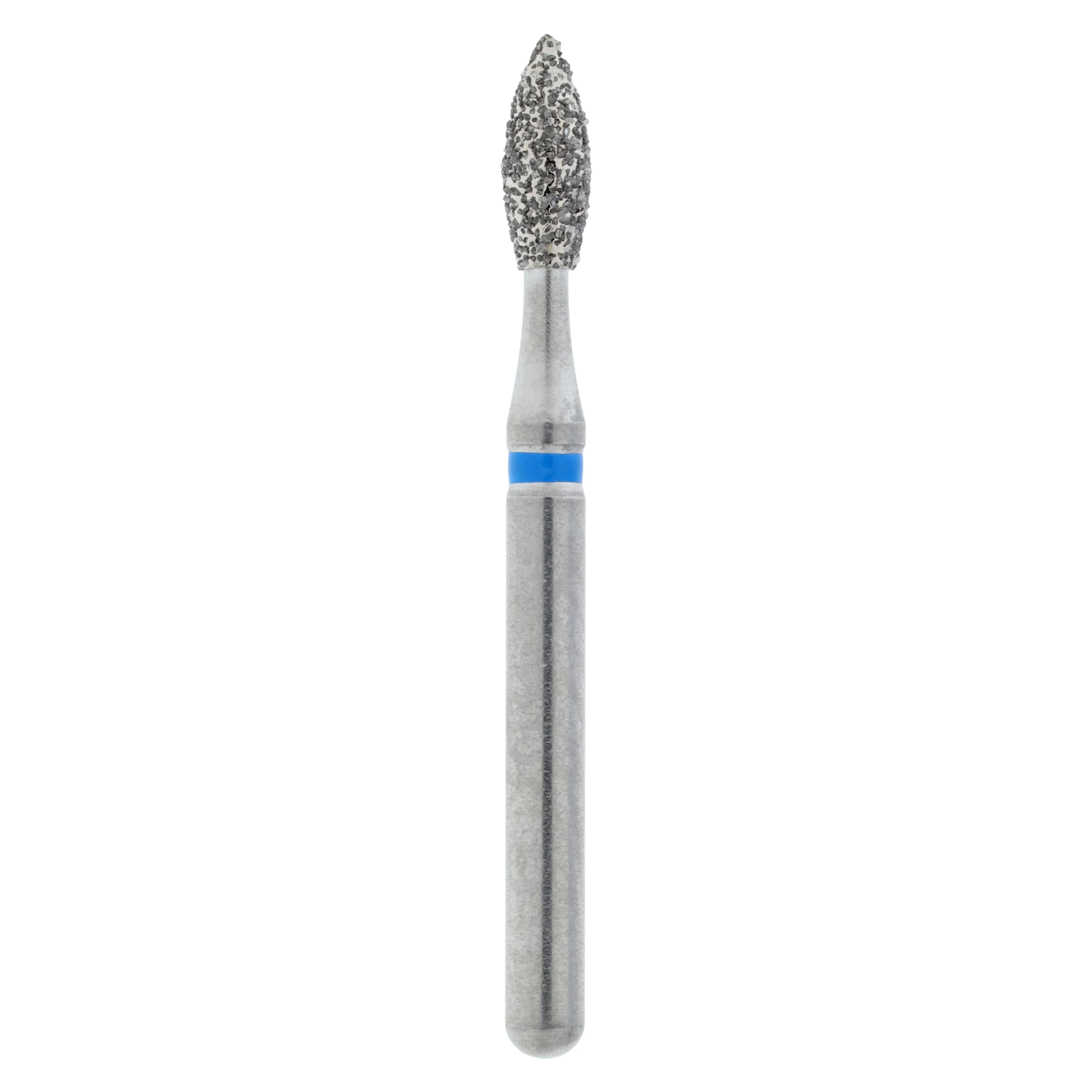 Maxima Diamond FG 368-018M Pointed Football Bur, Friction Grip, Medium, 10.0 mm, 5/Pk - Maxima Diamond FG 368-018M - Image 1