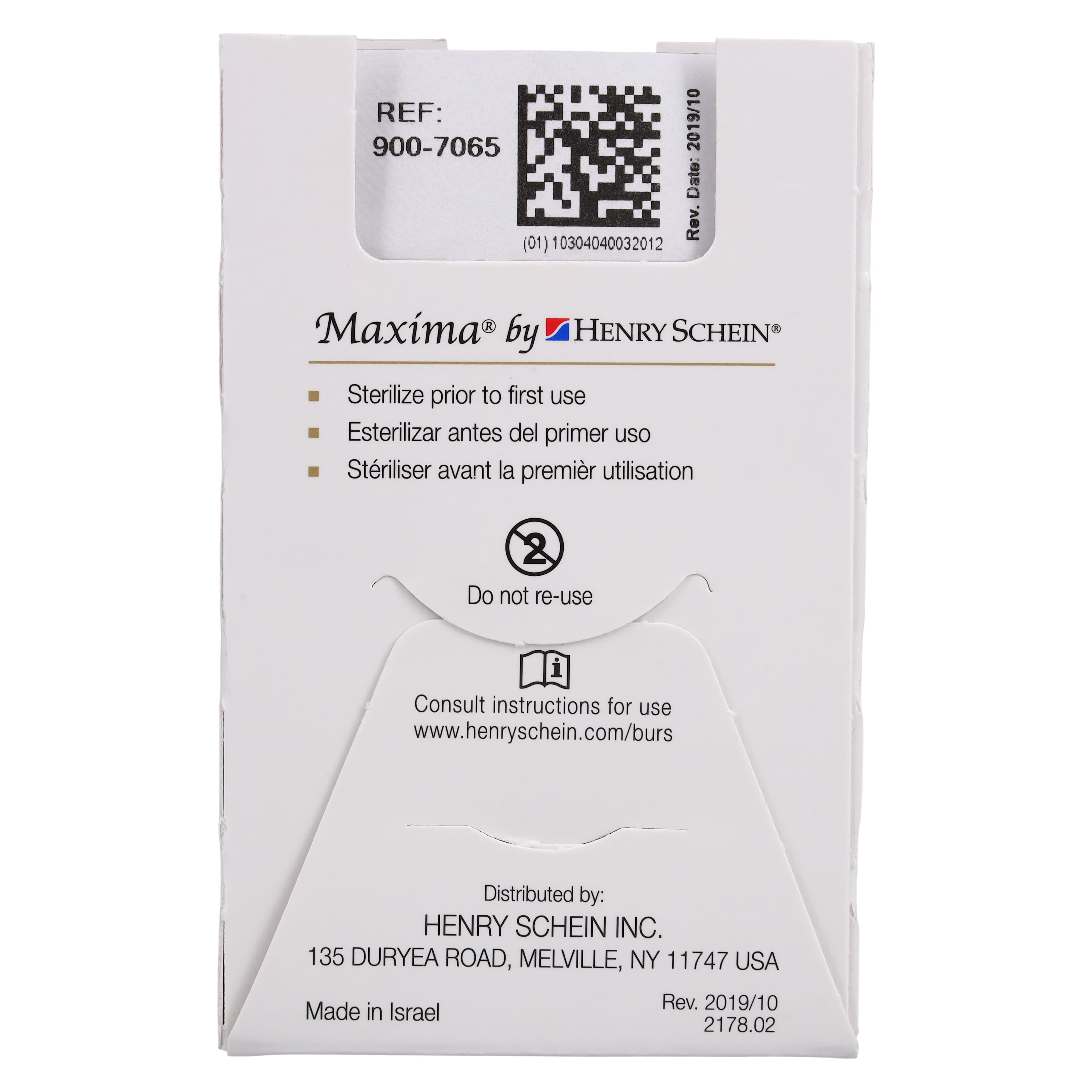 Maxima Diamond FG 379-018M Friction Grip Medium Egg/Football Bur, 3.4 mm, 5/Package thumbnail 6