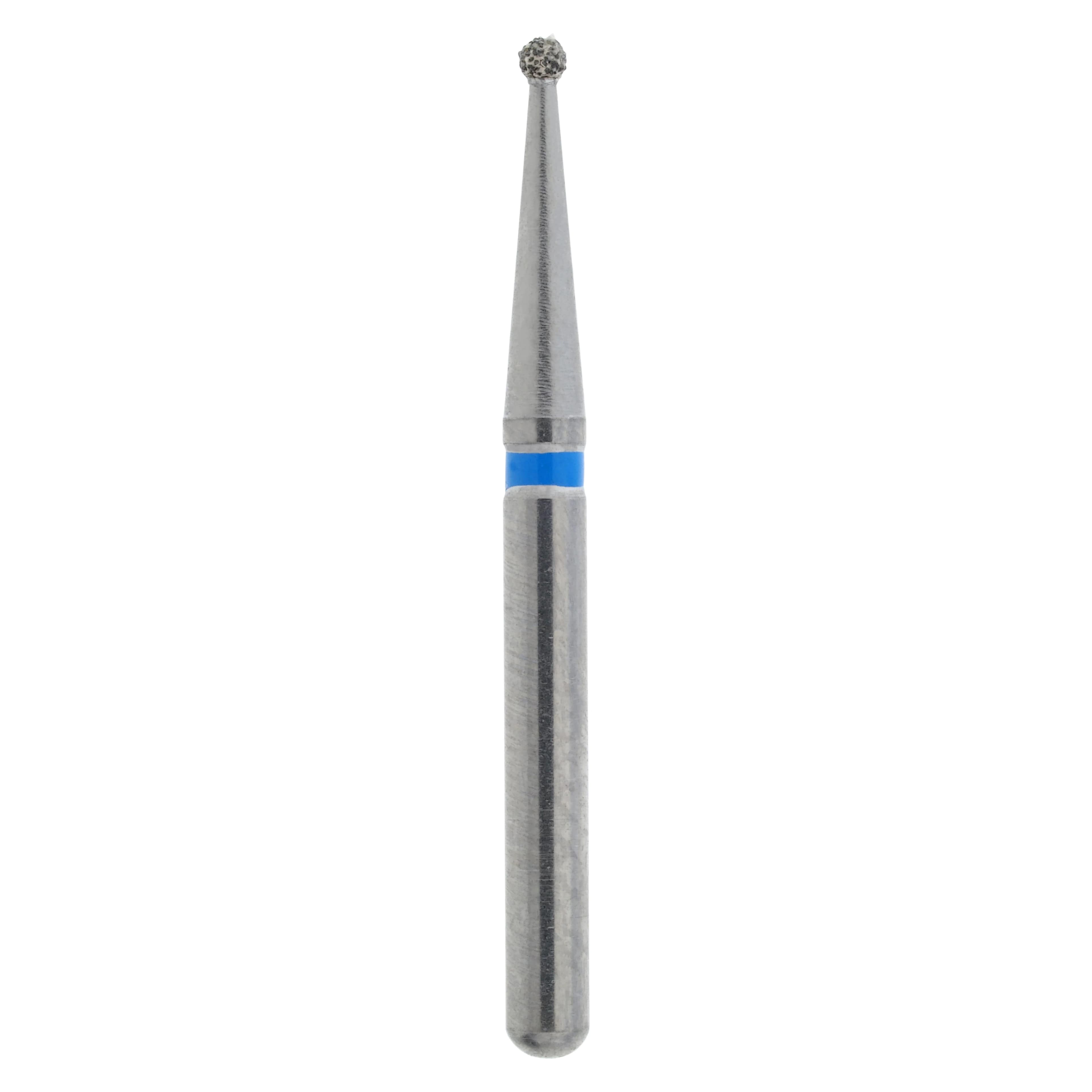 Maxima Diamond FG 801-009M Medium Round Bur, Friction Grip, 19.0 mm, 5/Package - Maxima Diamond FG 801-009M - Image 1