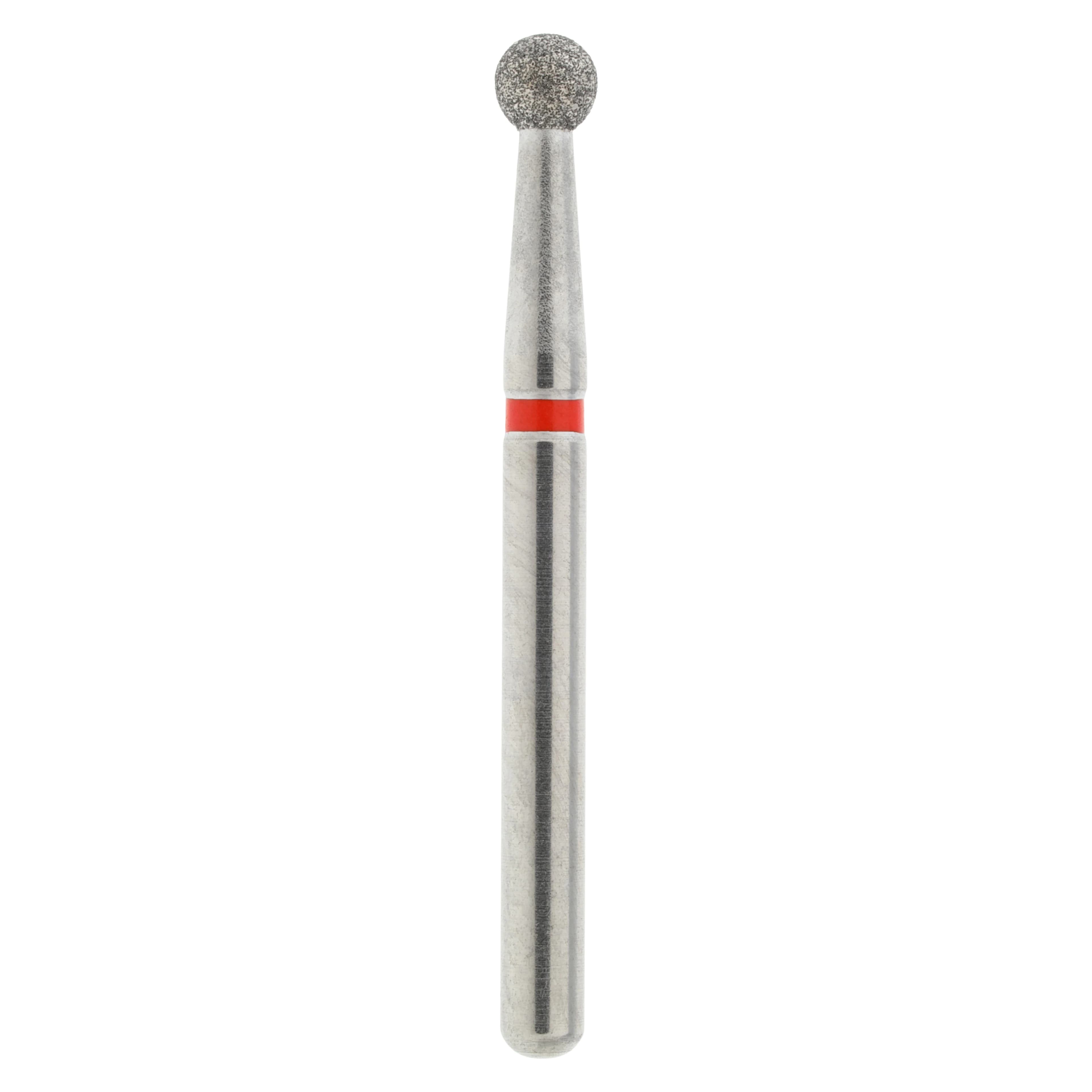 Maxima Diamond FG 801-021F Fine Round Bur, Friction Grip, 19.0 mm, 5/Package - Maxima Diamond FG 801-021F - Image 1